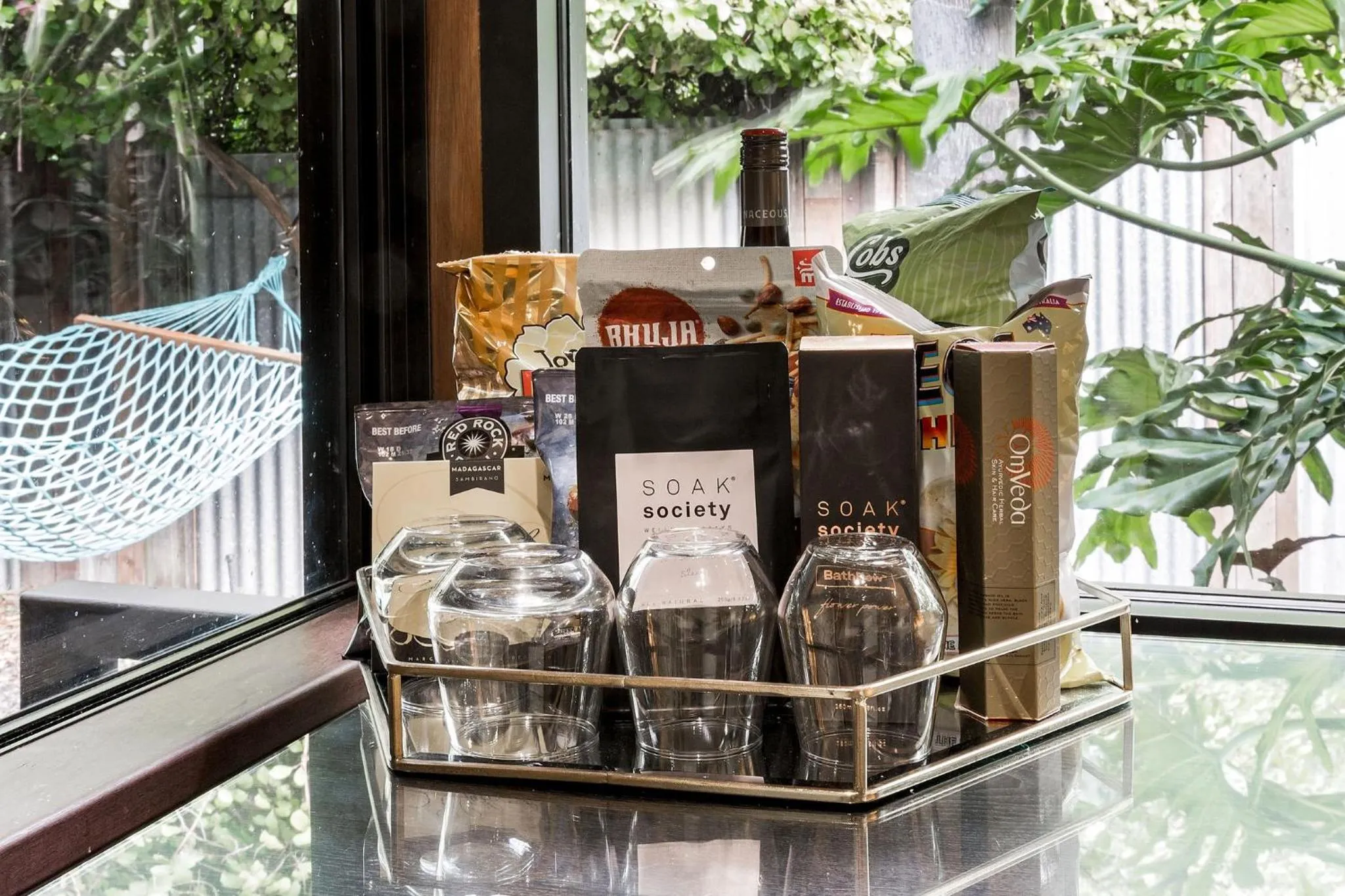 Drinks in Yallingup Lodge Spa Retreat