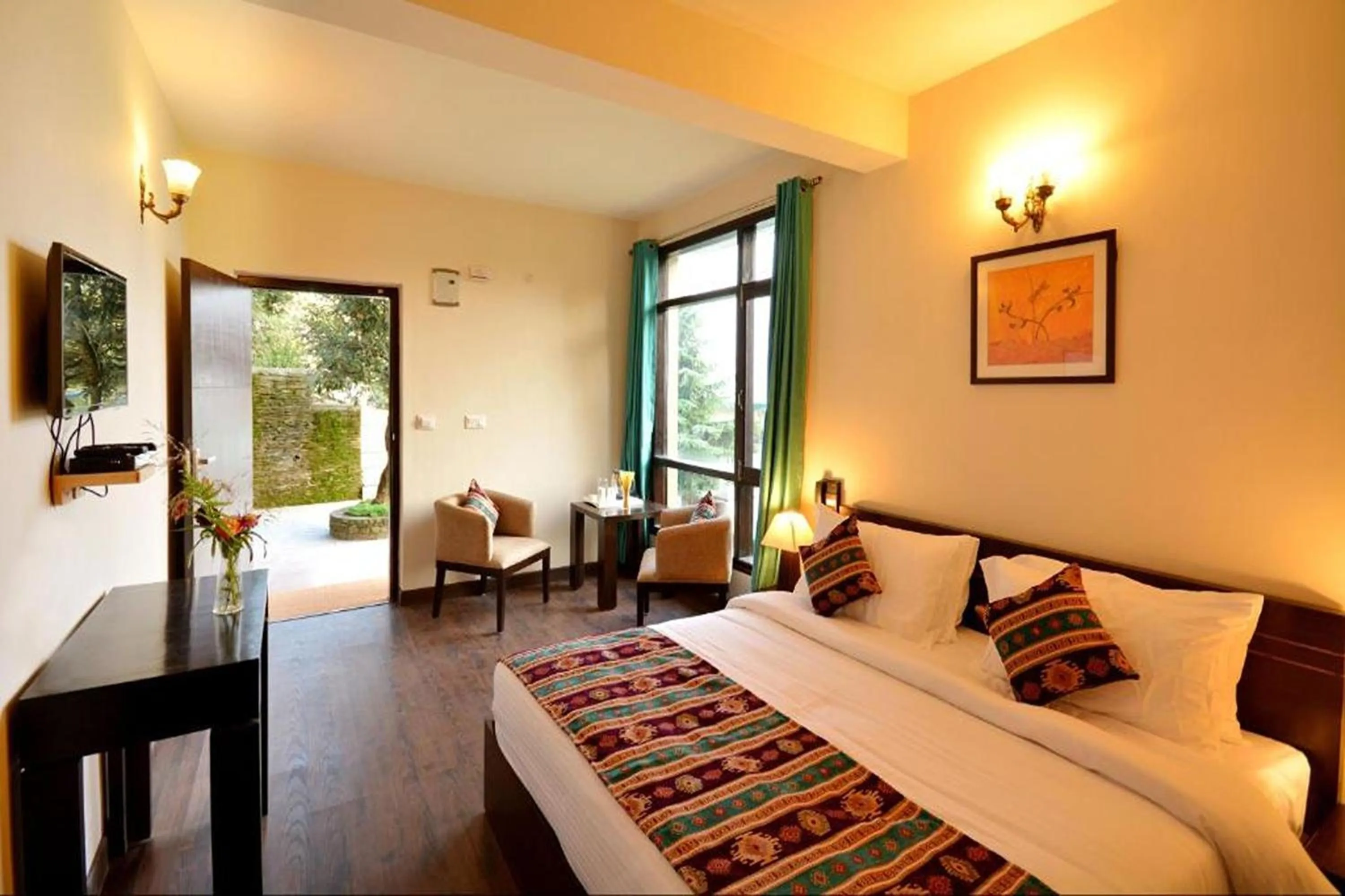 Bed in Anant Rasa Resort - Ranikhet