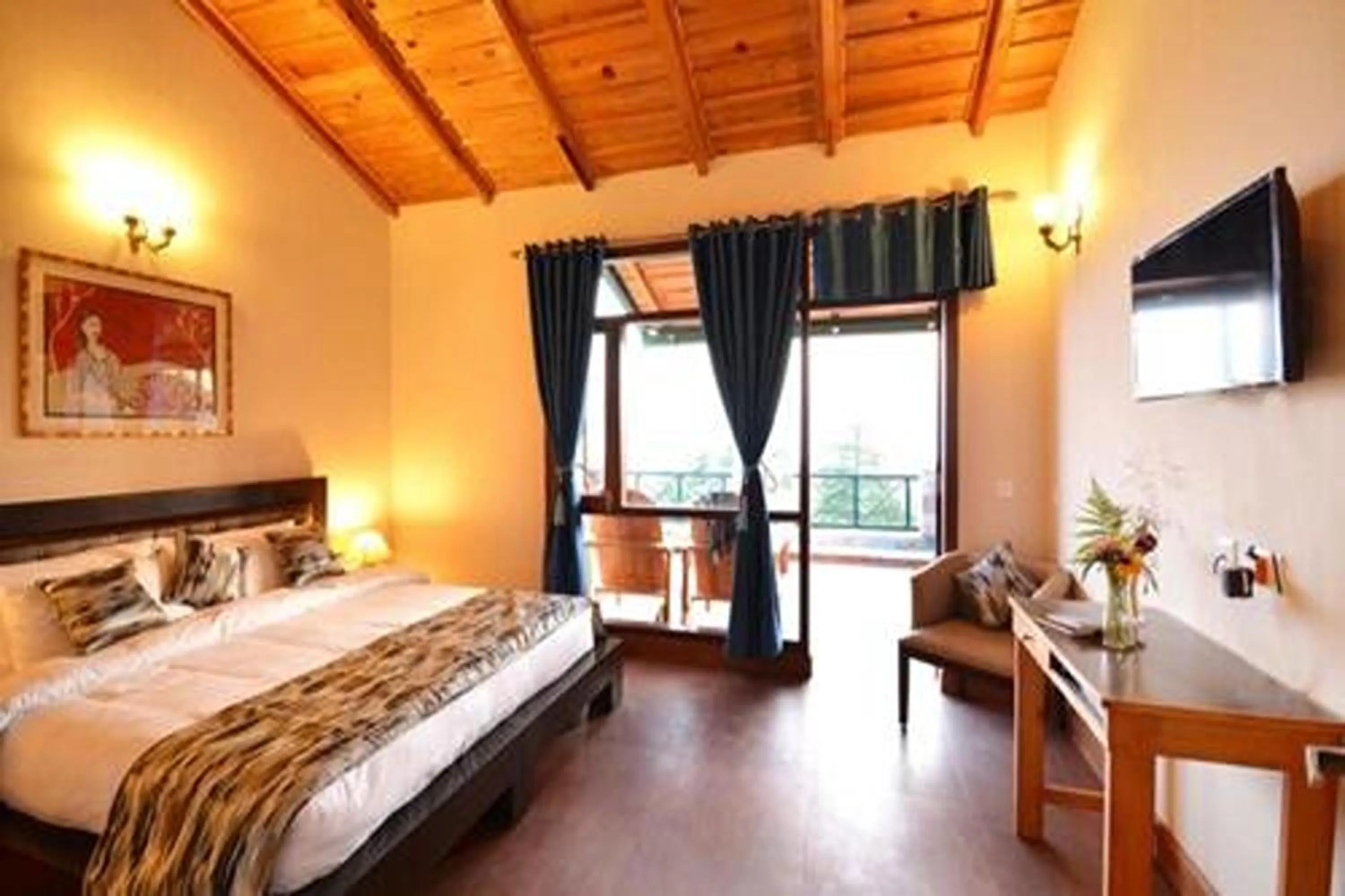 Bed in Anant Rasa Resort - Ranikhet