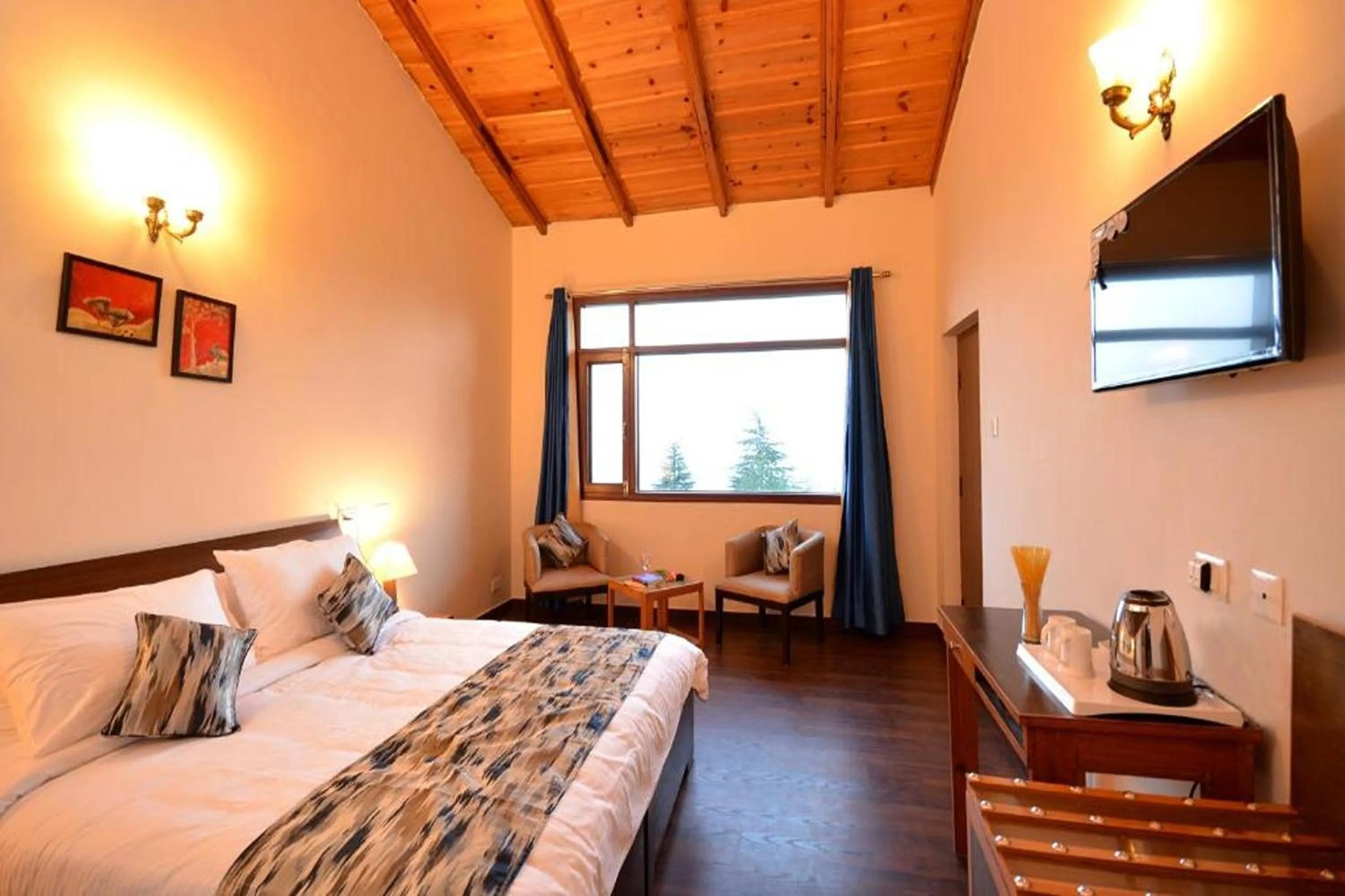 Bed in Anant Rasa Resort - Ranikhet