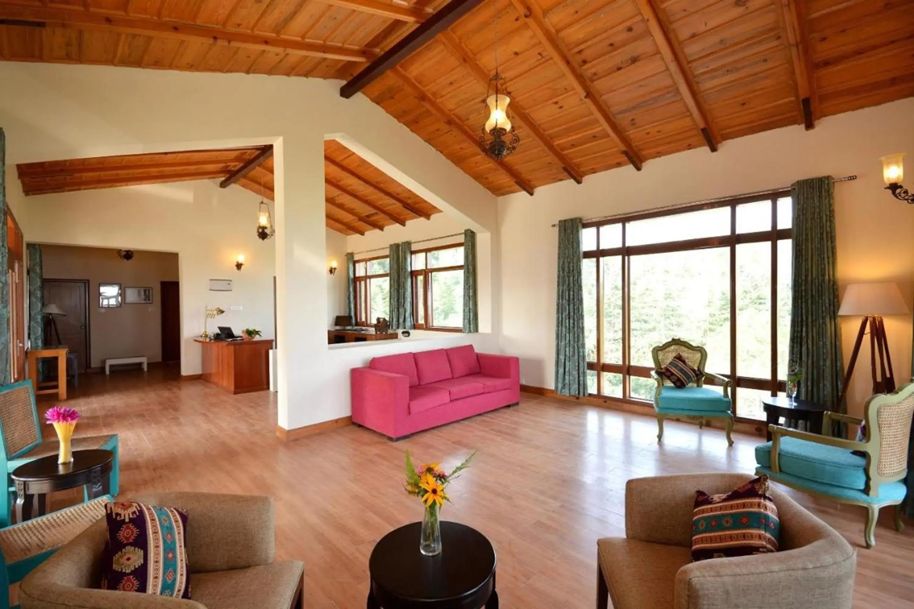 Lobby or reception in Anant Rasa Resort - Ranikhet Lobby or reception in Anant Rasa Resort - Ranikhet