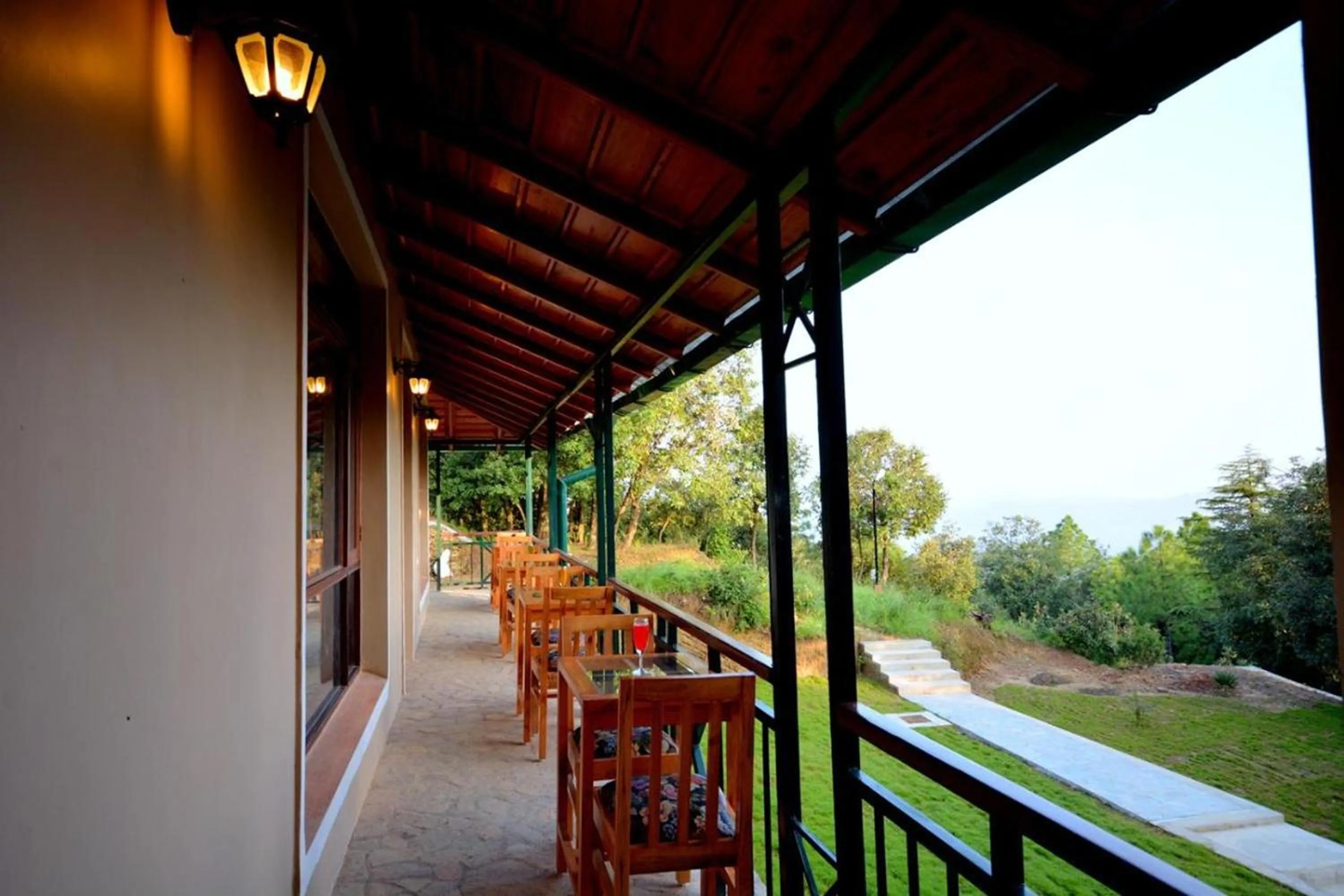 Balcony/Terrace in Anant Rasa Resort - Ranikhet