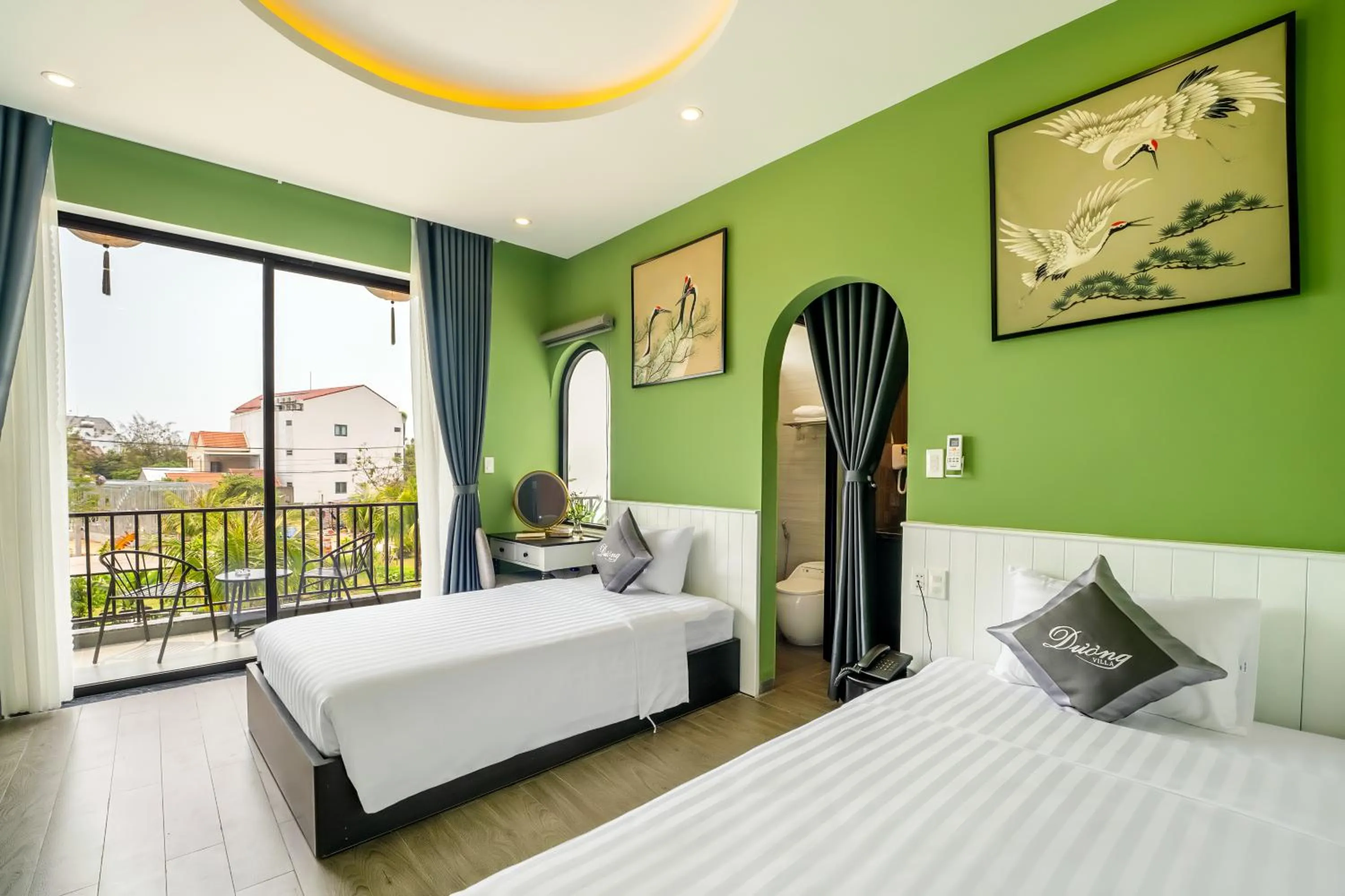 Bed in Dương Villa