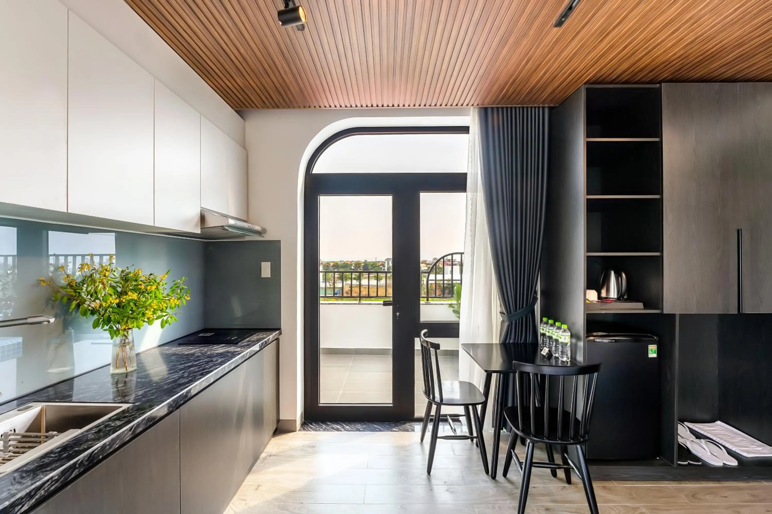 Kitchen or kitchenette in Dương Villa