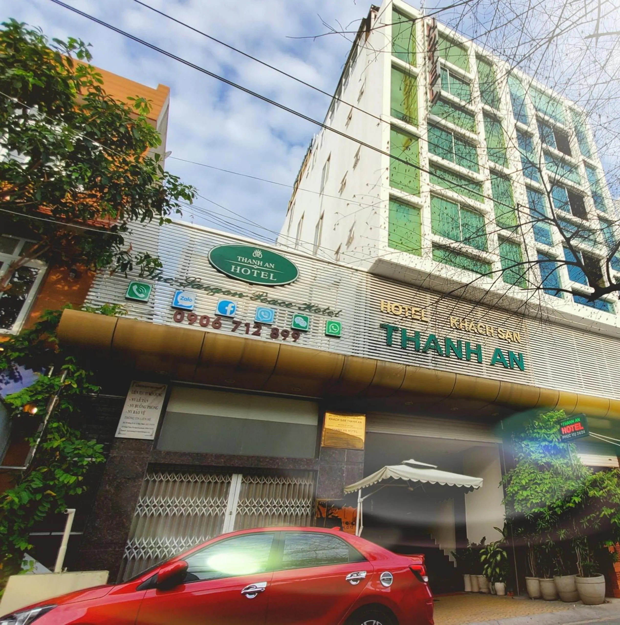 Facade/entrance in Thanh An Hotel