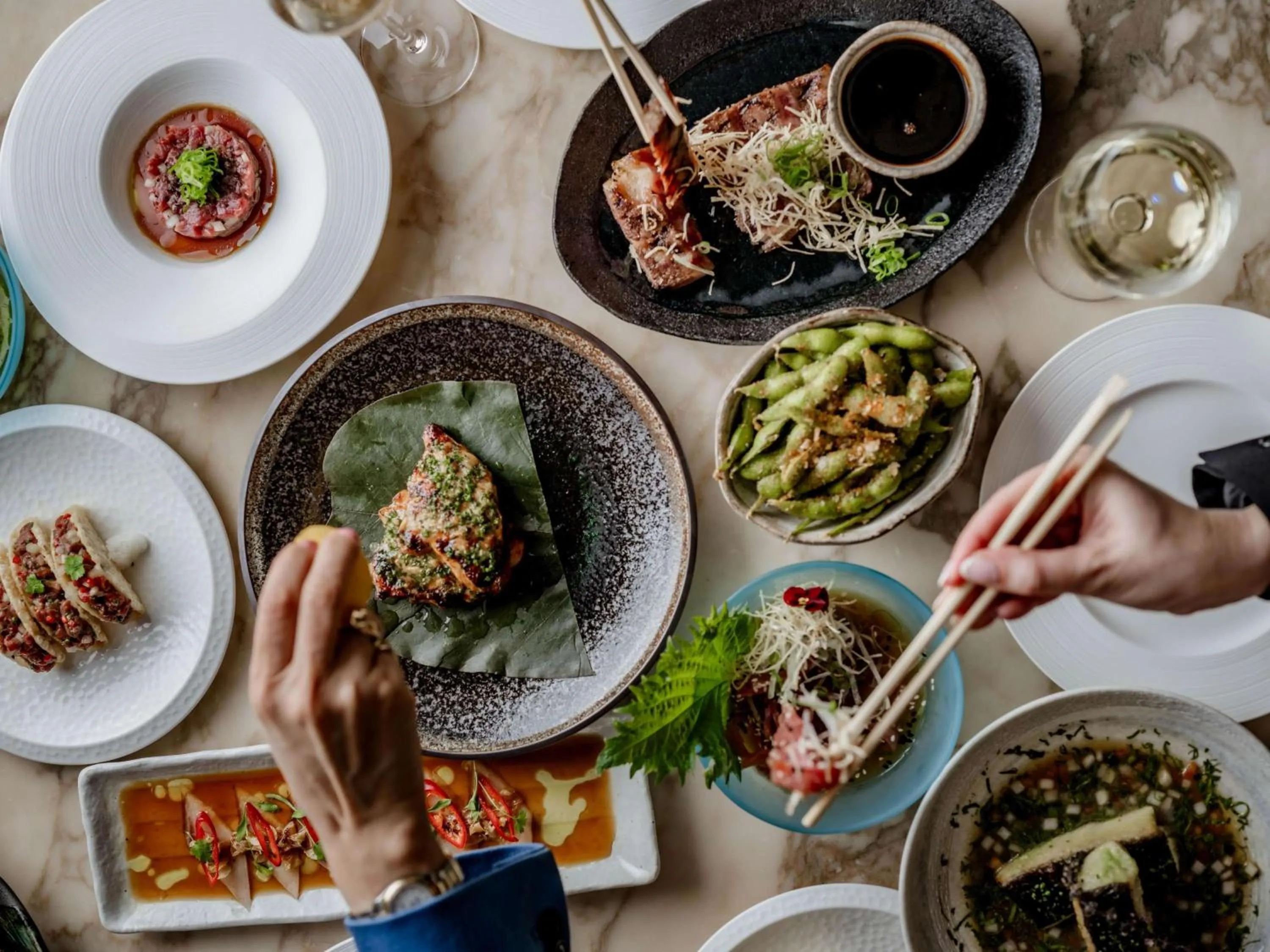 Restaurant/places to eat in The May Fair, A Radisson Collection Hotel, Mayfair London