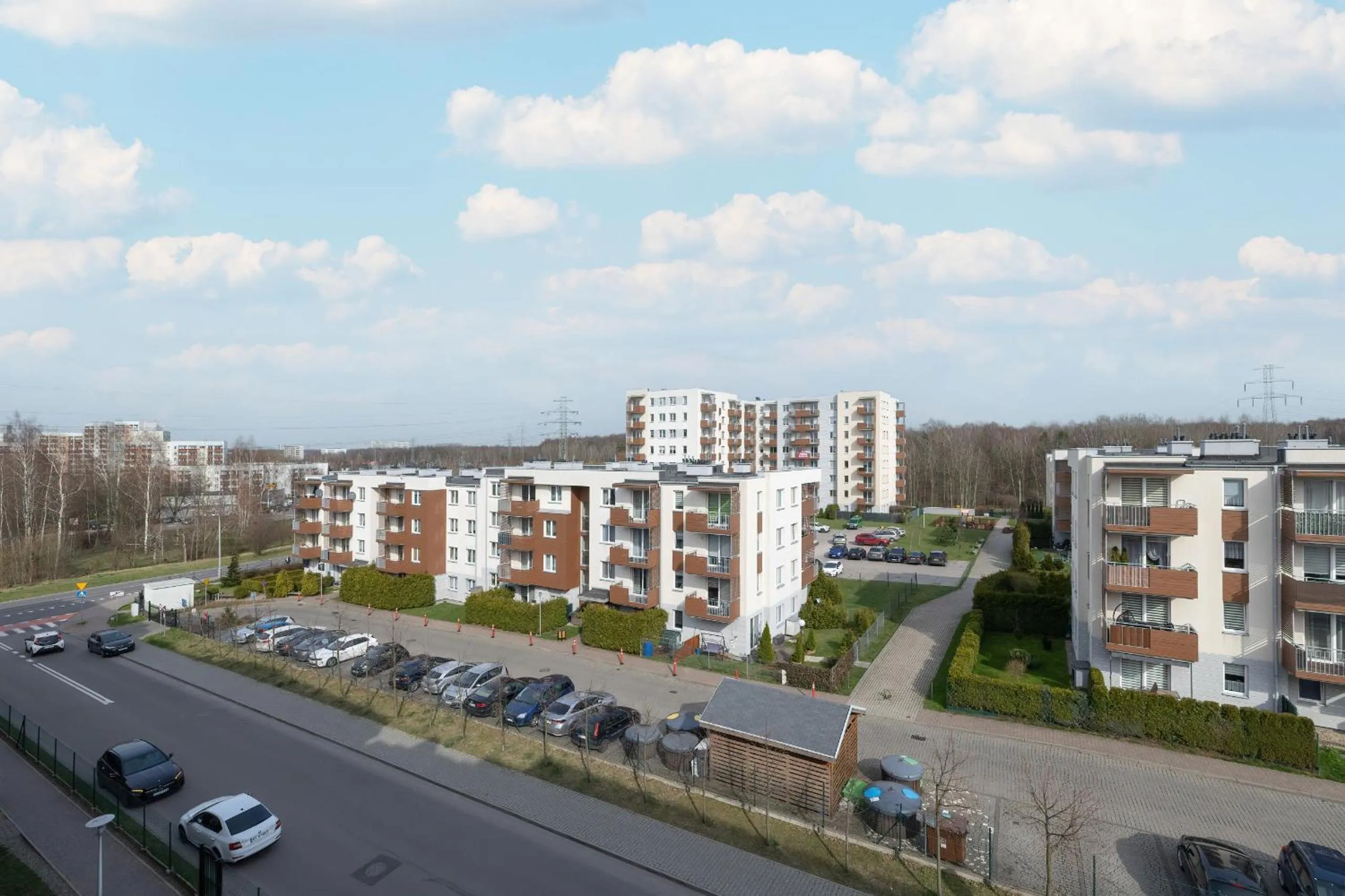 Bażantów Studio with Balcony Katowice by Noclegi Renters