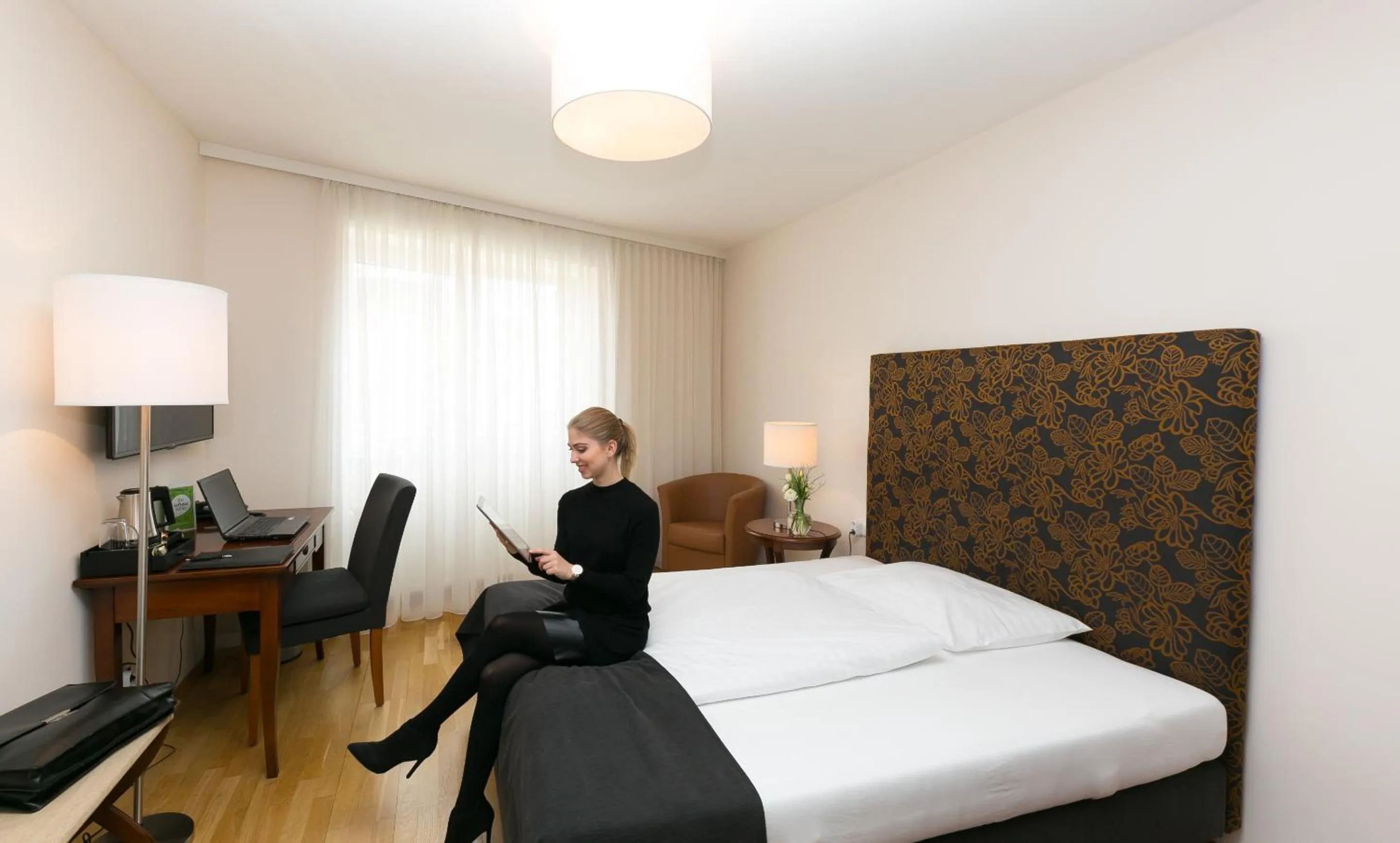 Bed in Stadthotel zur goldenen Krone