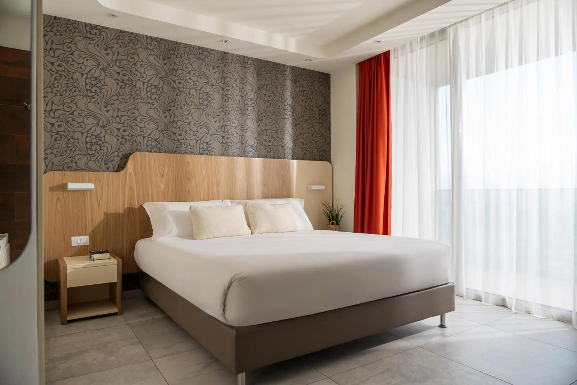 Bedroom, Bed in Hotel Aria