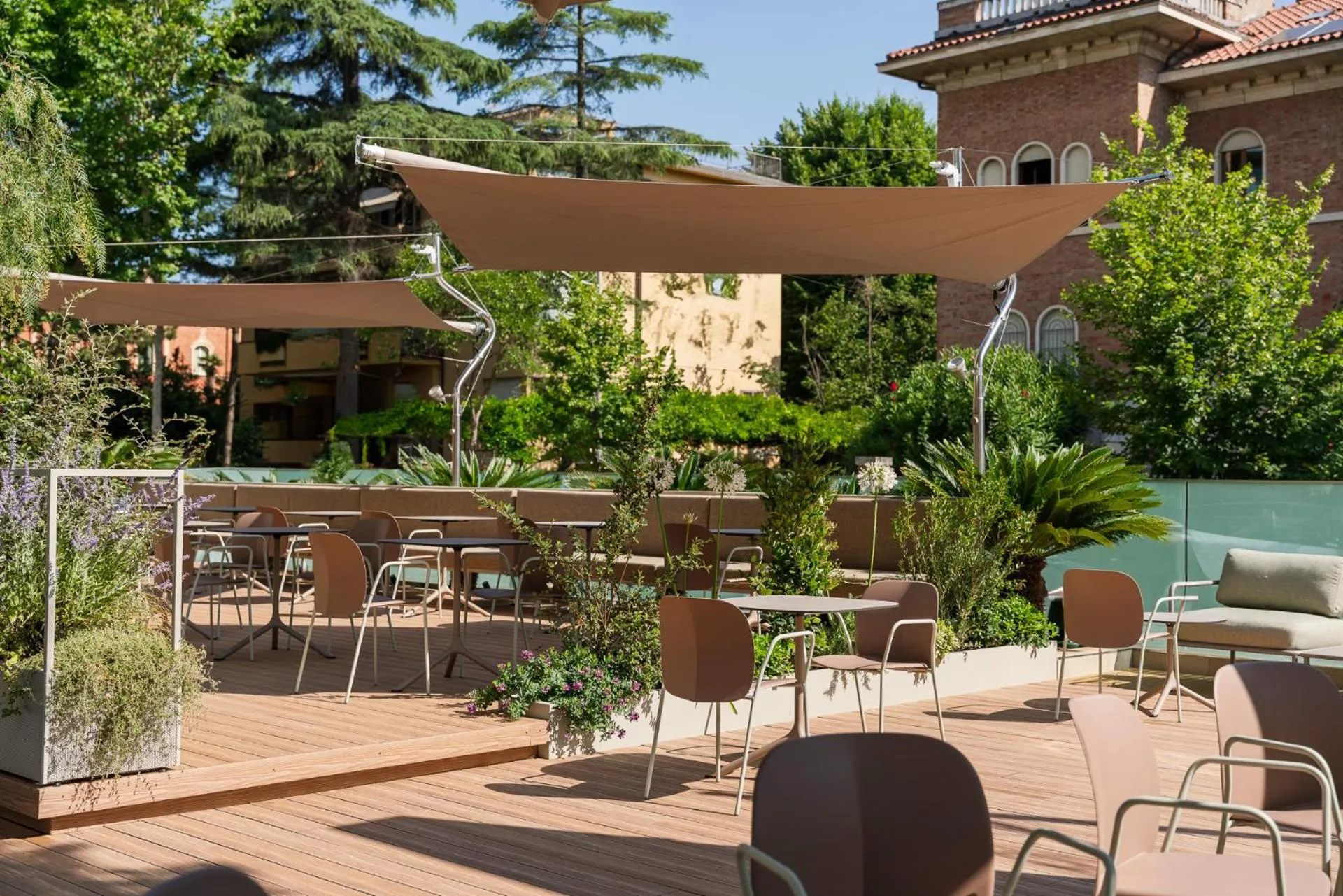 Garden in Hotel Aria