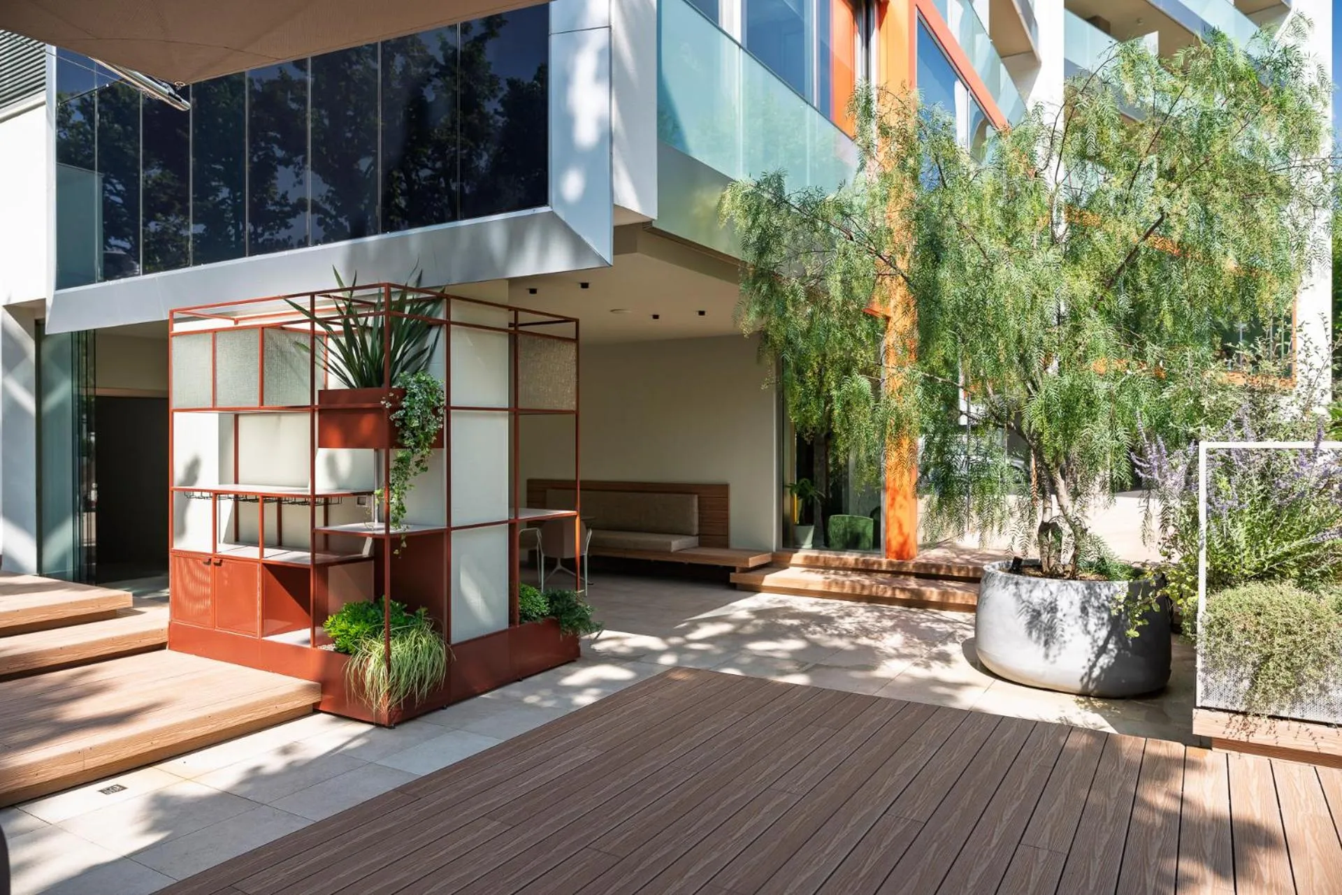 Garden in Hotel Aria