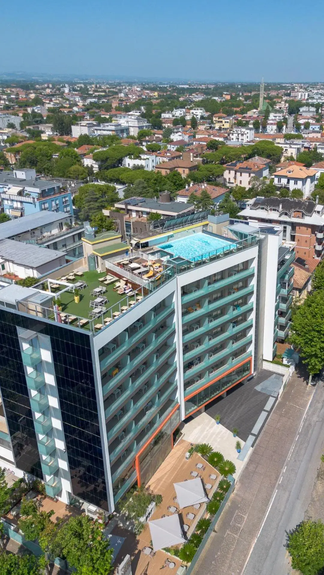 Property building in Hotel Aria Property building in Hotel Aria