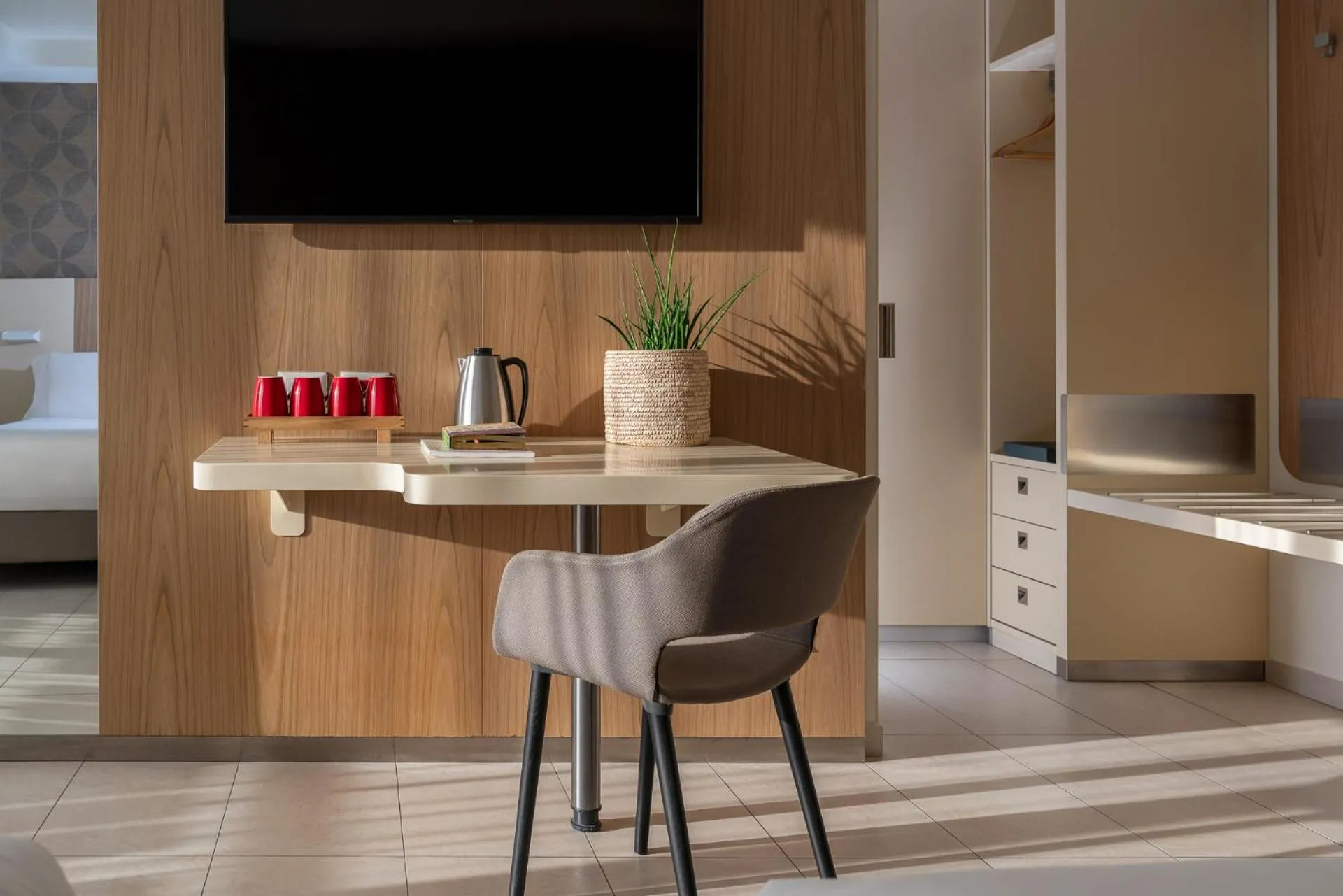 Coffee/tea facilities in Hotel Aria