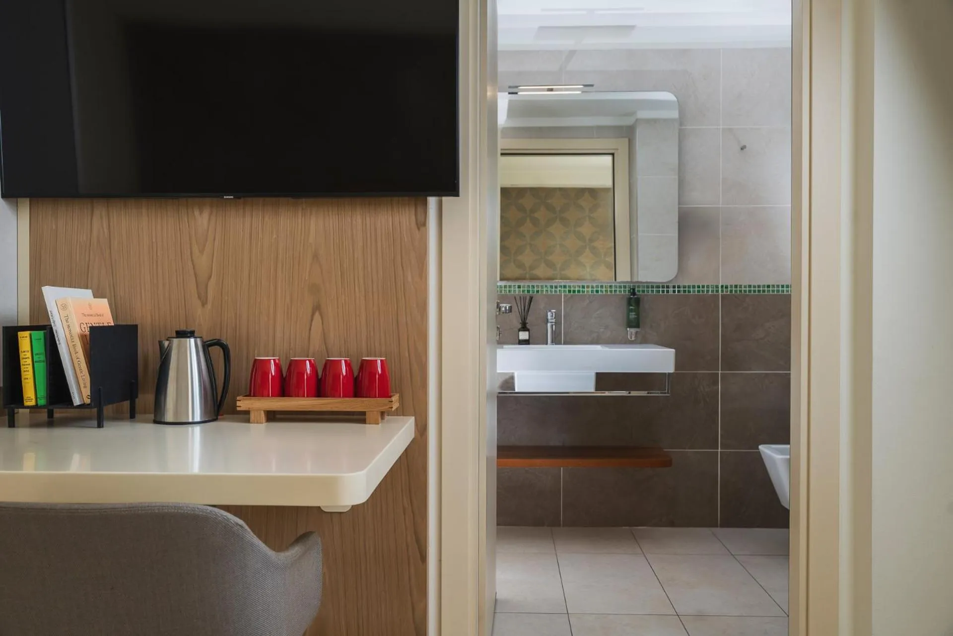 Bathroom in Hotel Aria