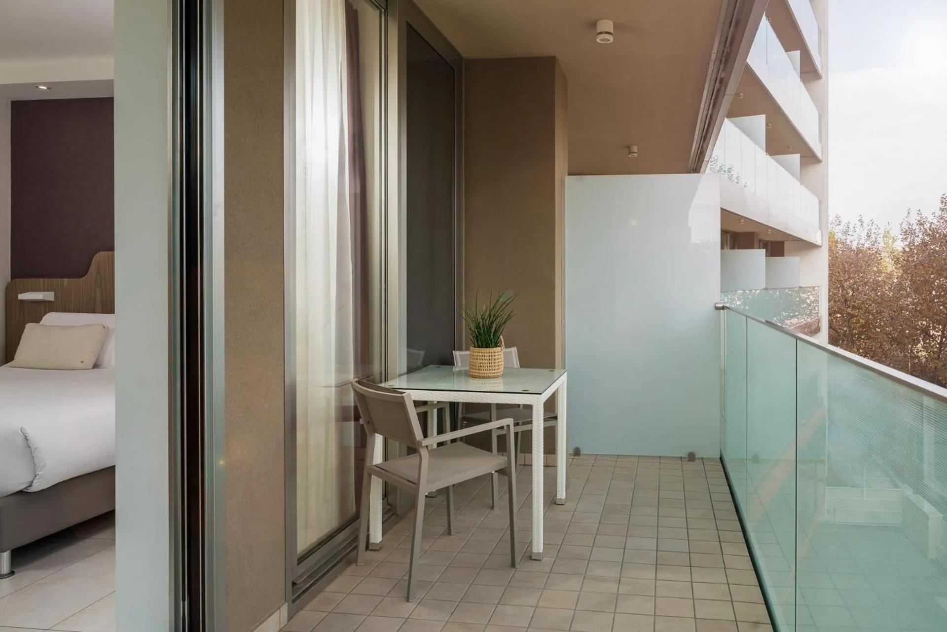 Balcony/Terrace in Hotel Aria