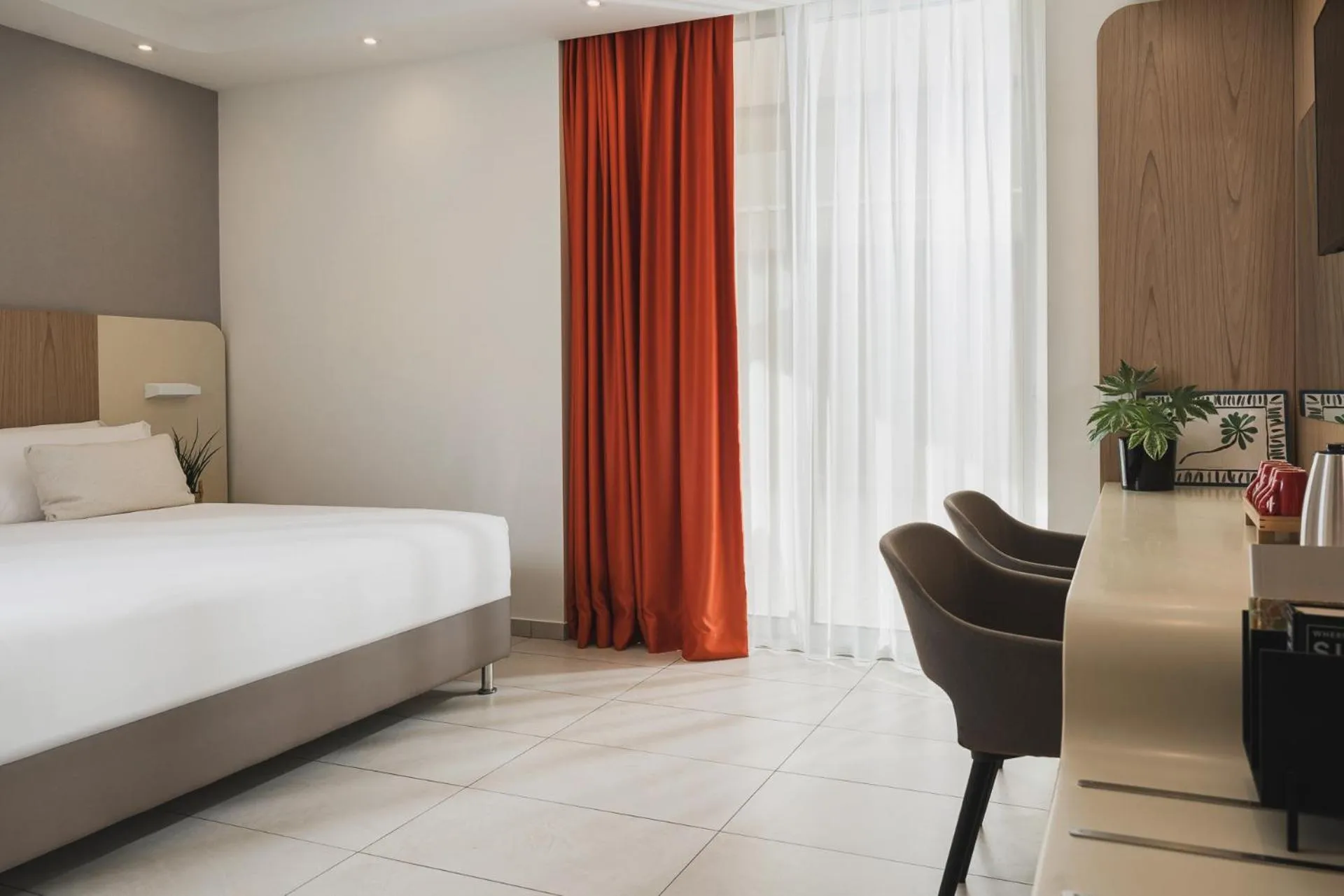 Bedroom, Bed in Hotel Aria