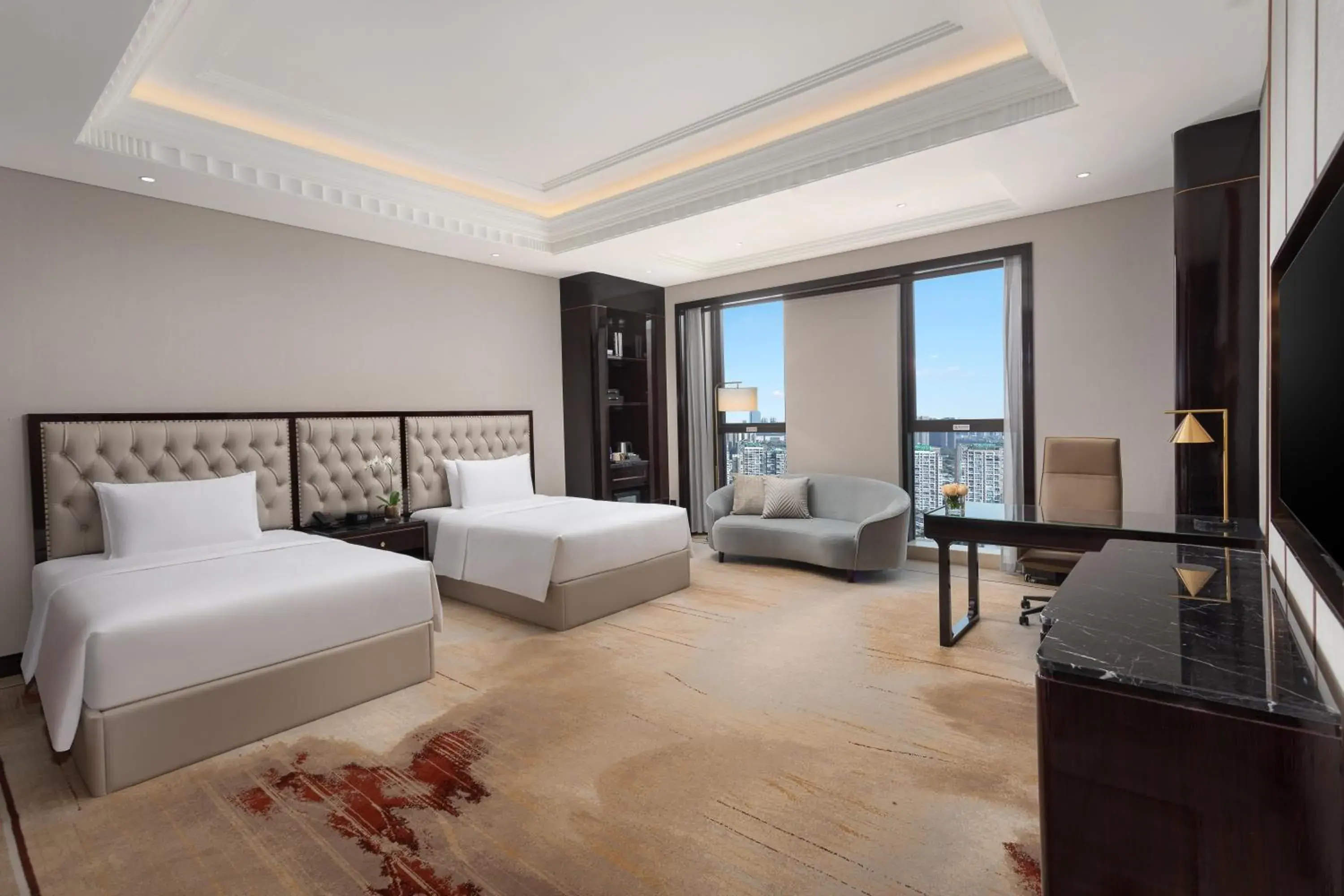 Bedroom, Bed in Crowne Plaza Chengdu Tianfu New Area by IHG Bedroom, Bed in Crowne Plaza Chengdu Tianfu New Area by IHG