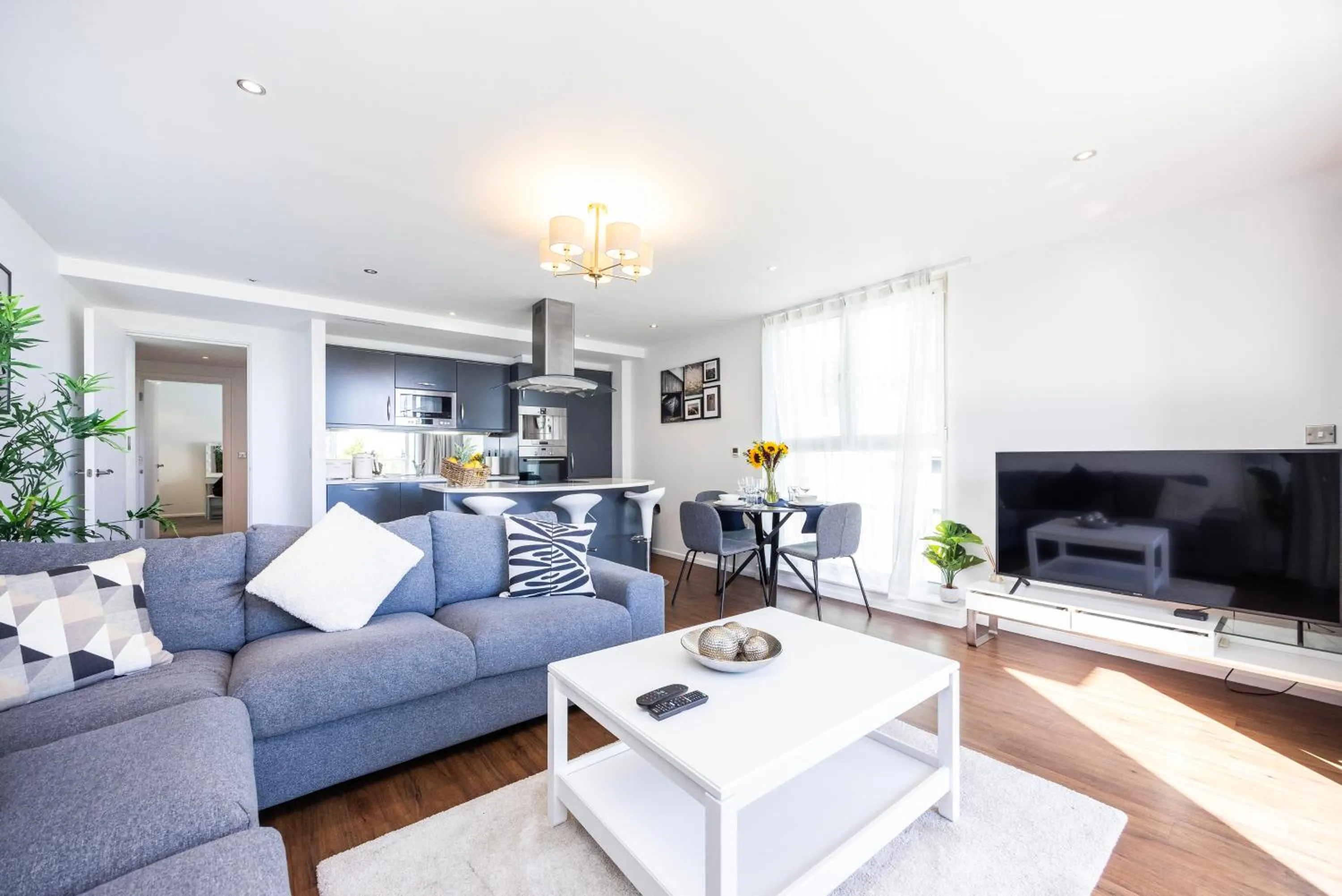 Living room in Austin David Apartments ExCeL