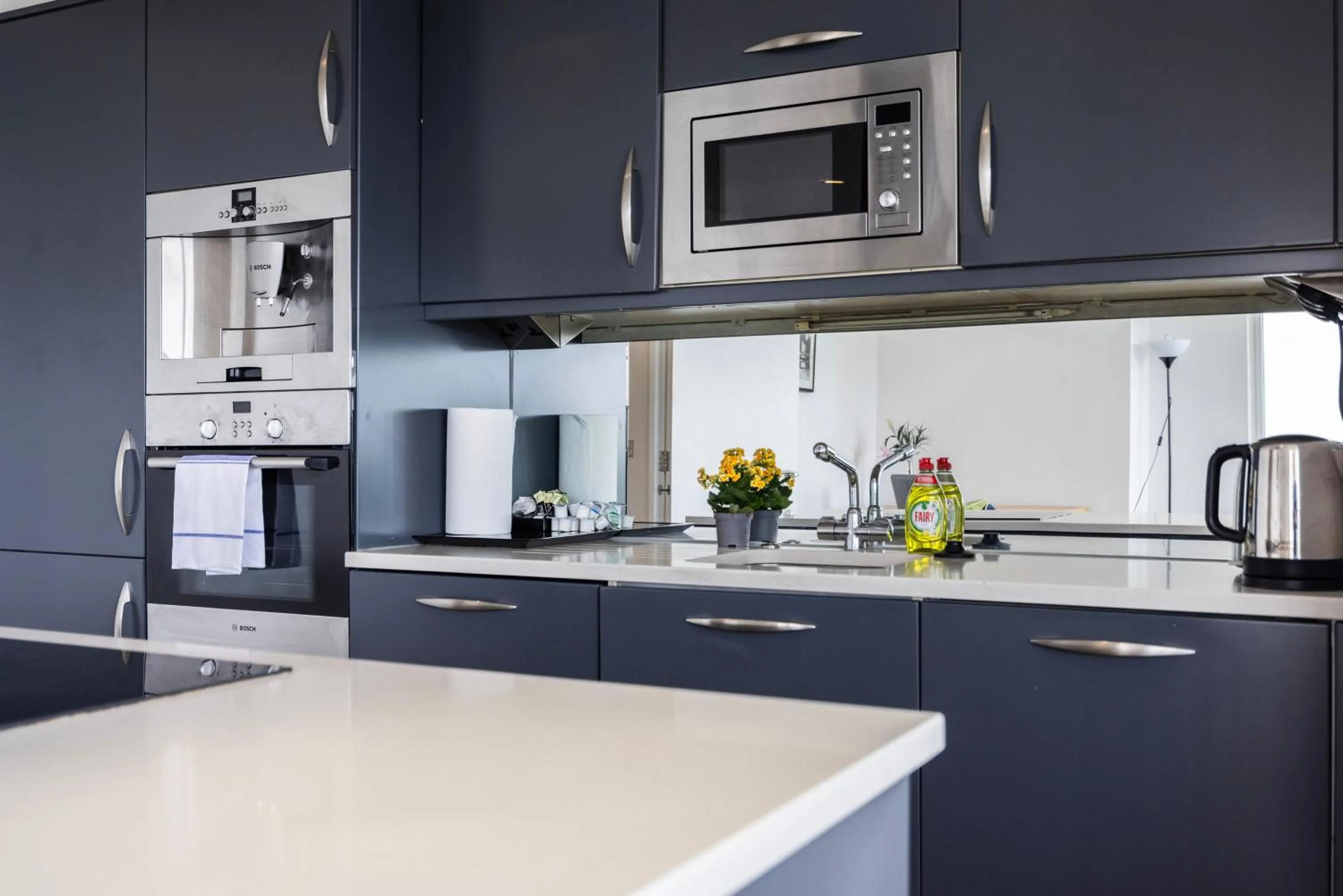 Kitchen or kitchenette in Austin David Apartments ExCeL