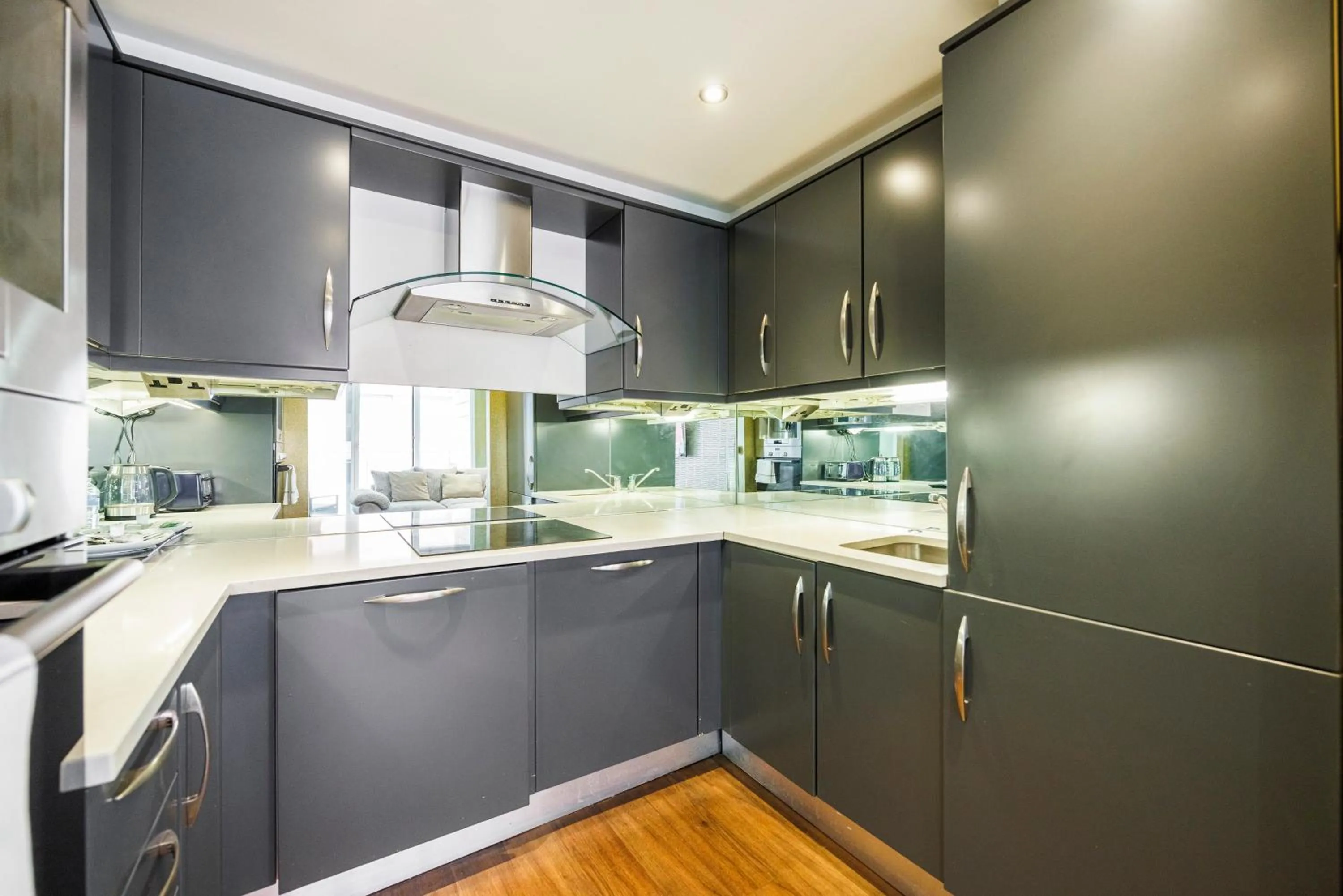 Kitchen or kitchenette in Austin David Apartments ExCeL