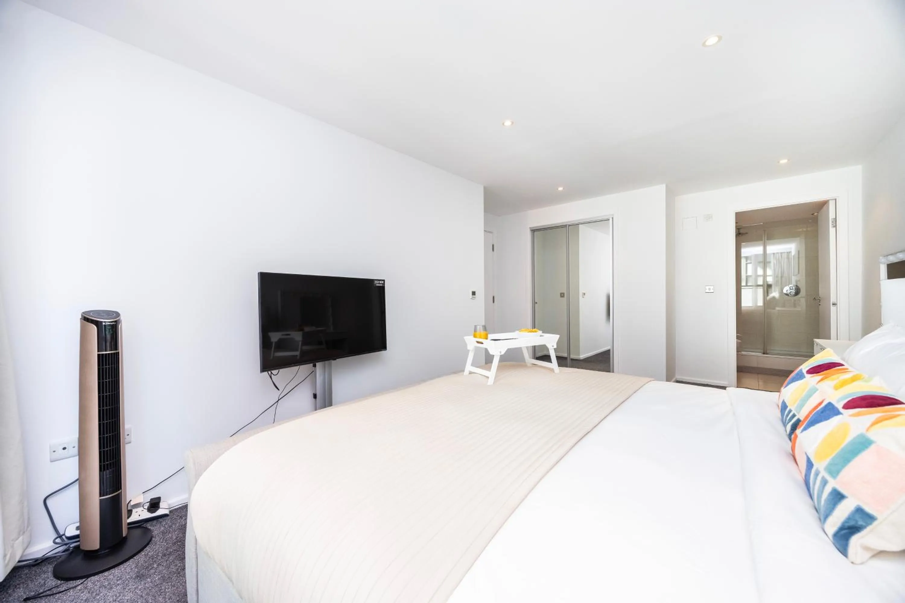 Bedroom, Bed in Austin David Apartments ExCeL