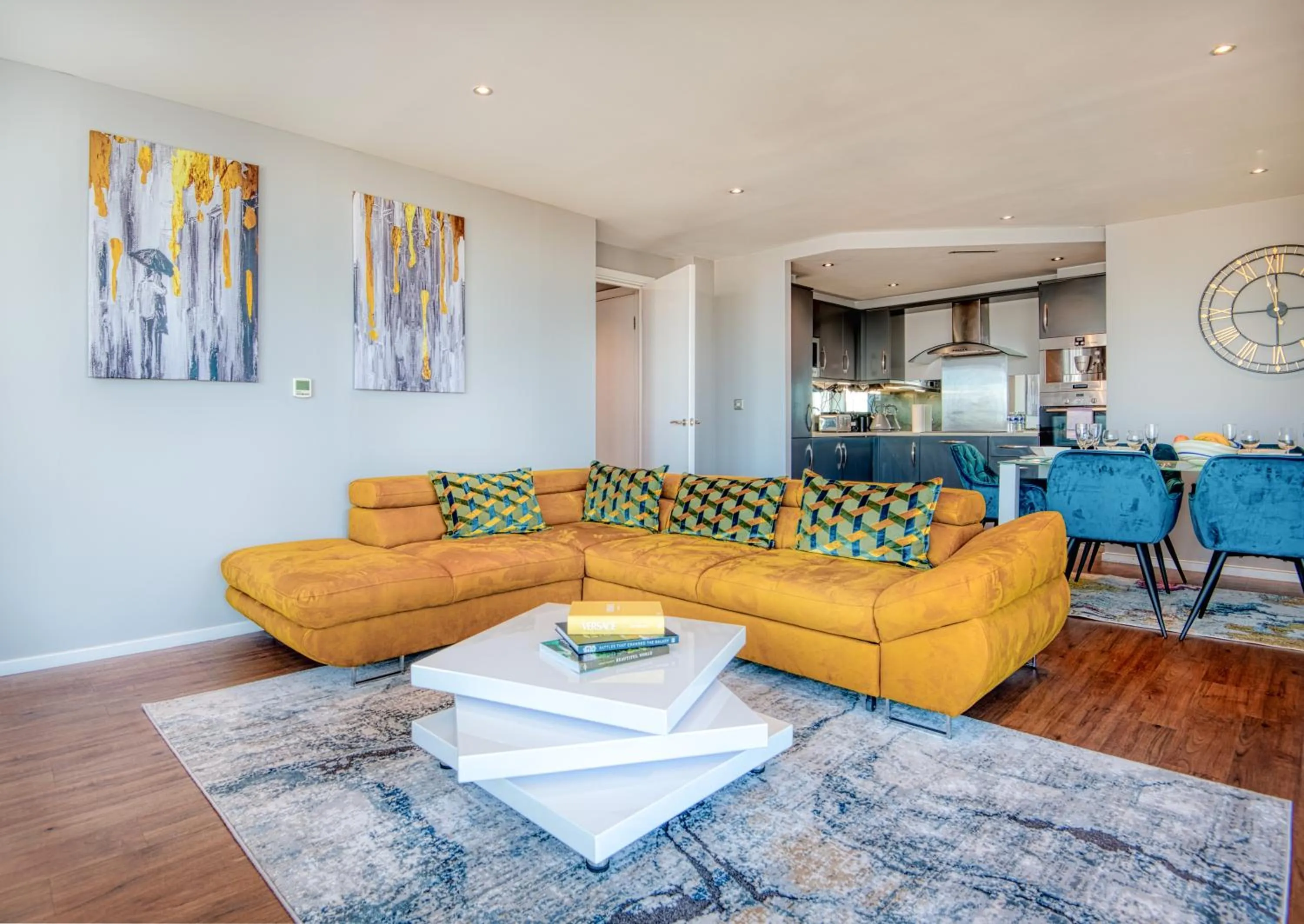 Seating area in Austin David Apartments ExCeL