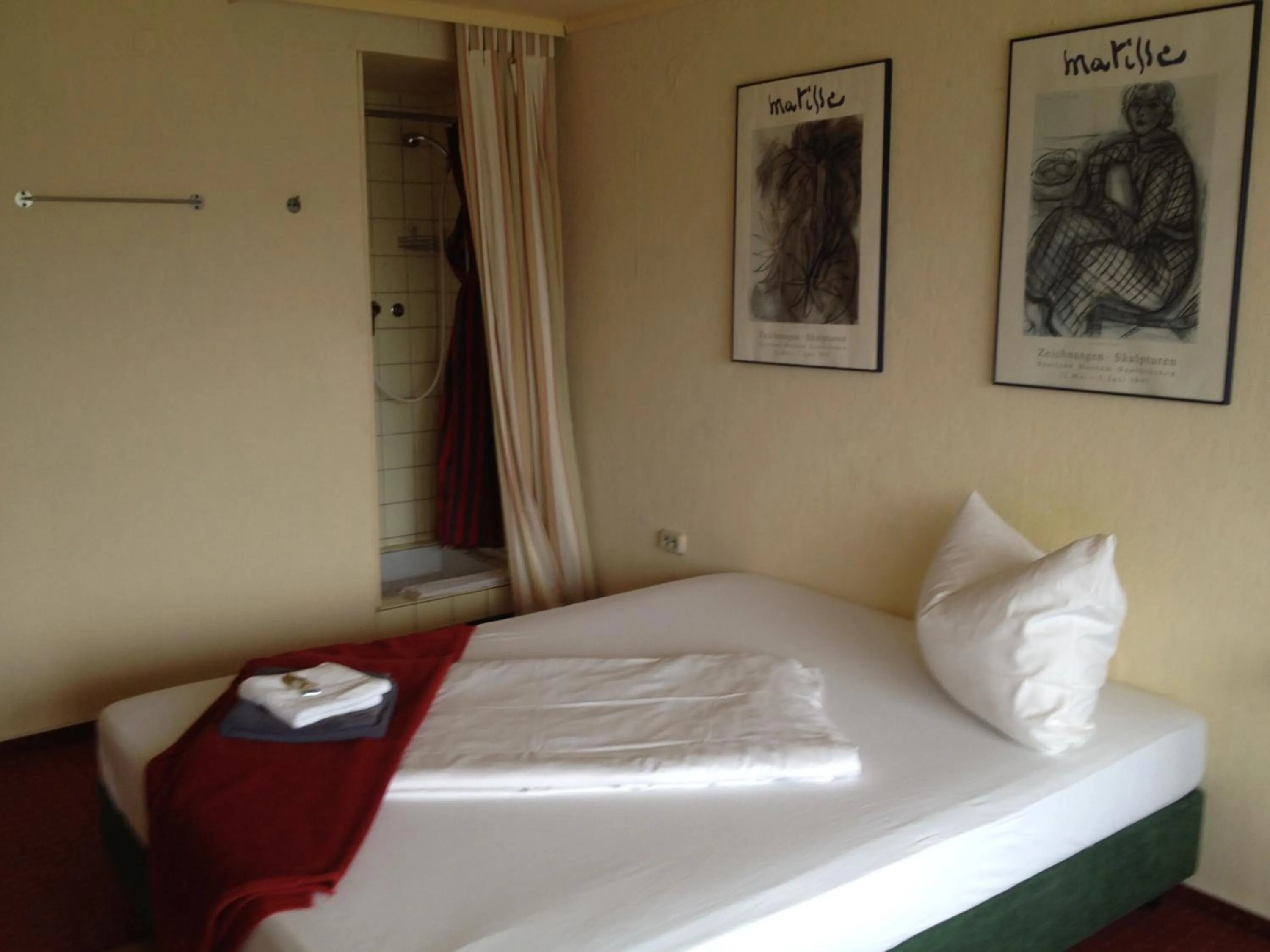 Photo of the whole room, Bed in Hotel Saarland Lebach
