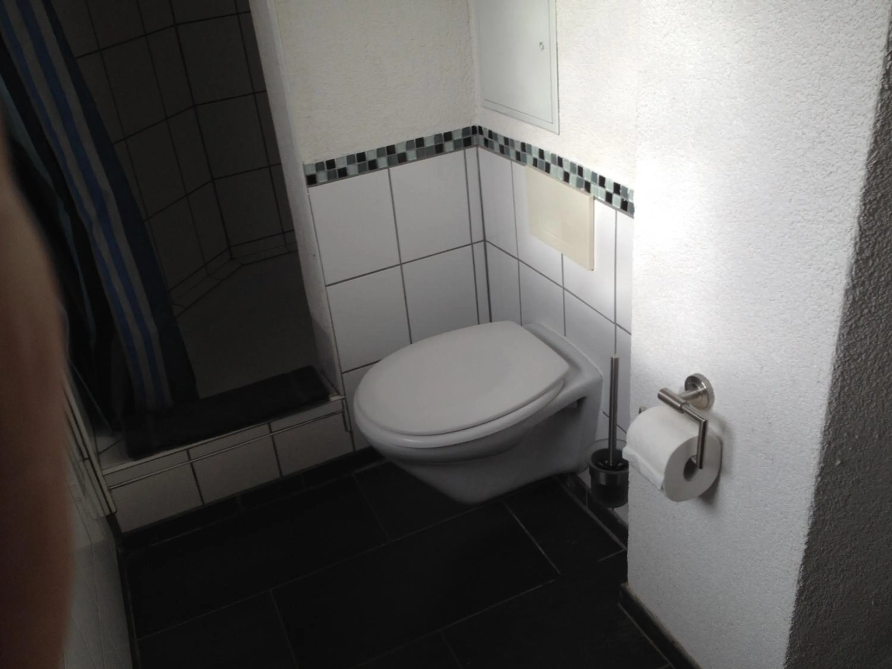 Toilet in Hotel Saarland Lebach