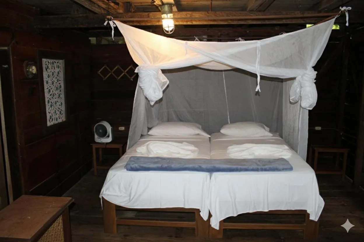 Bed in Morro Terco Hotel Nuquí