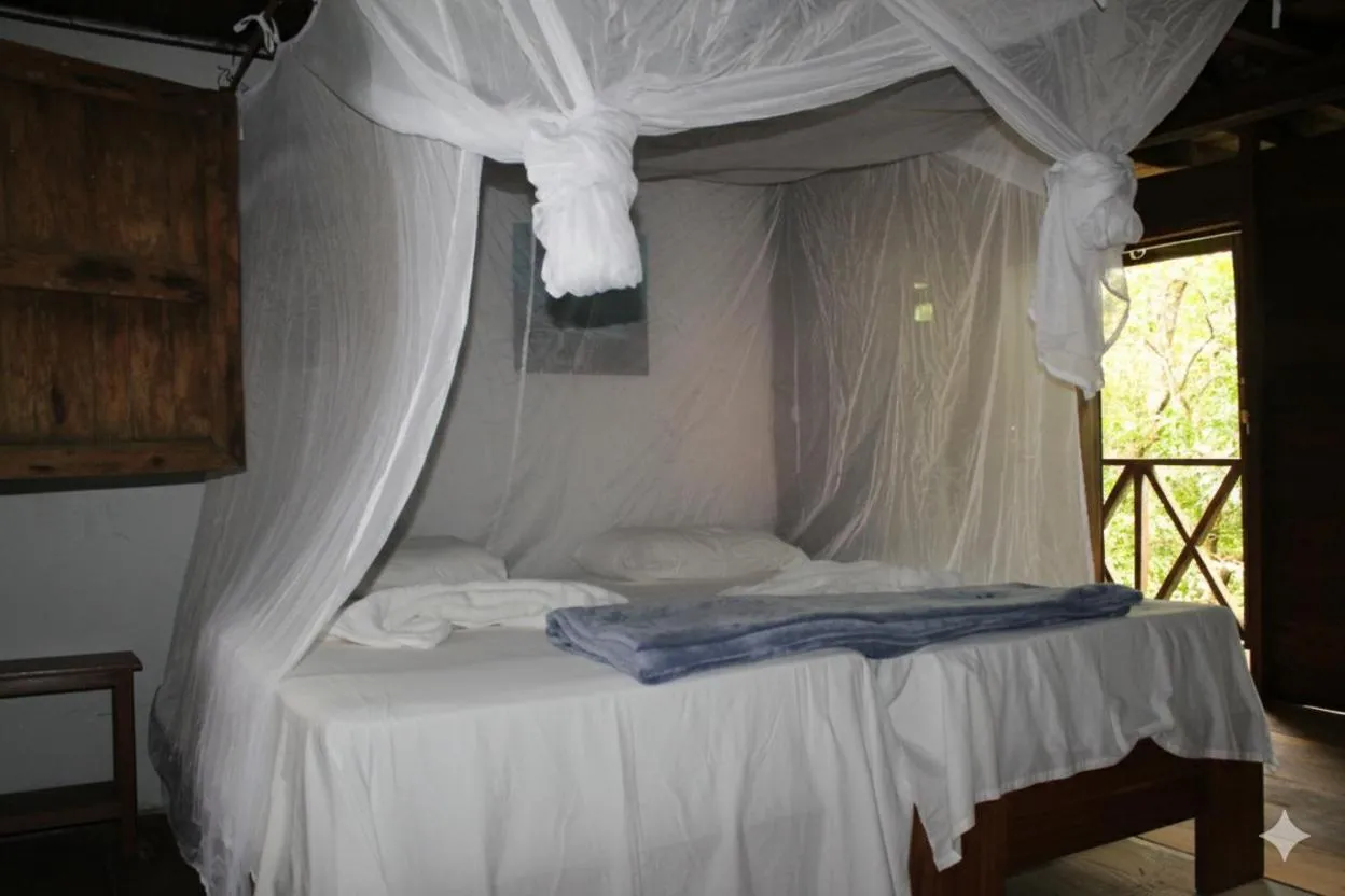 Bed in Morro Terco Hotel Nuquí