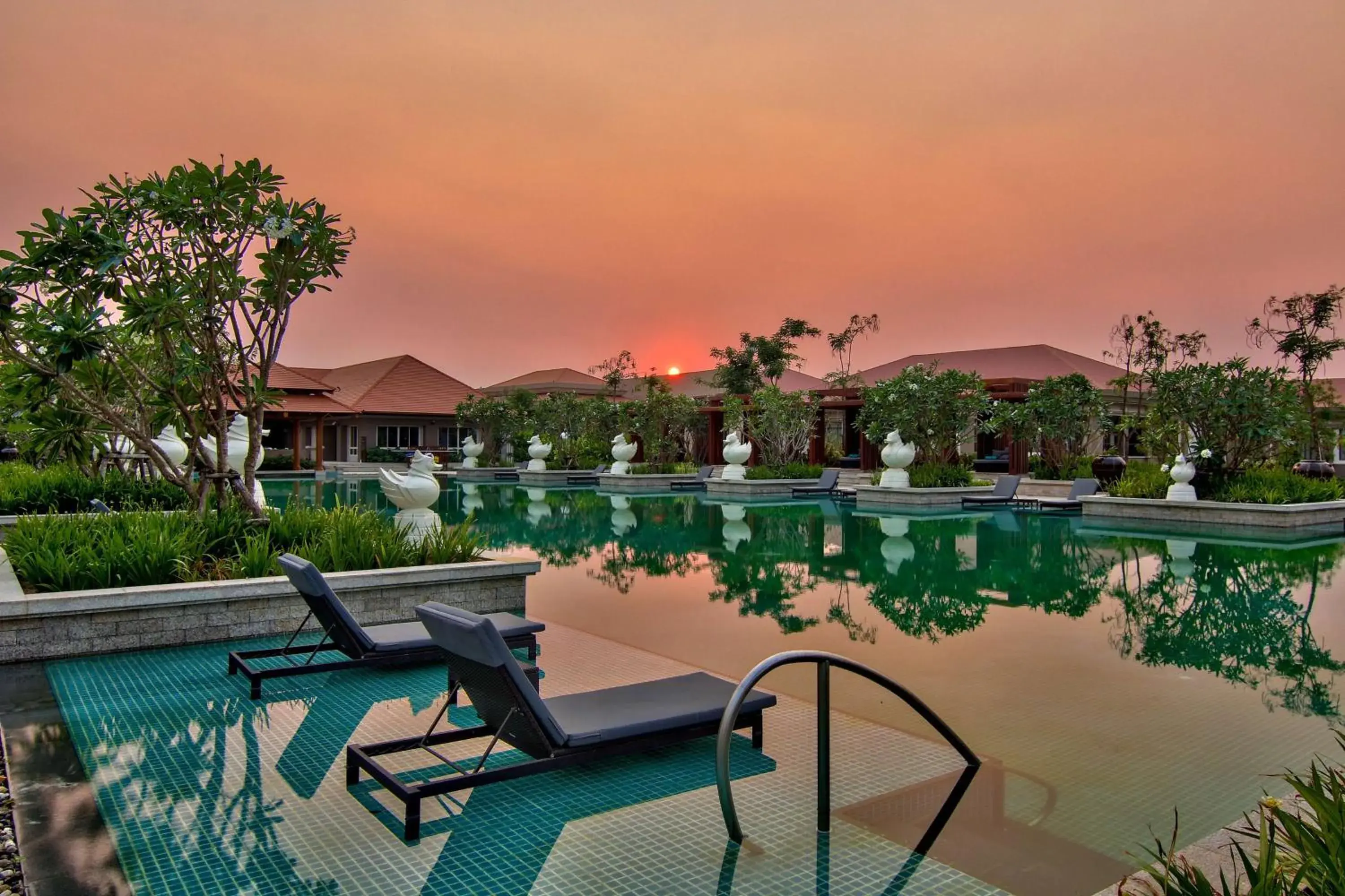 Pool view in Hilton Nay Pyi Taw Pool view in Hilton Nay Pyi Taw