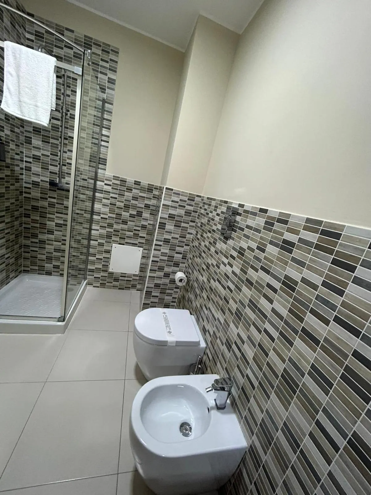 Shower in Hotel la Spiaggia