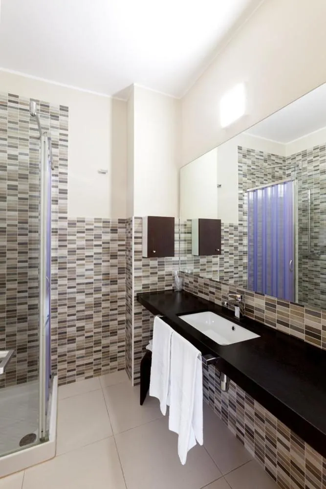 Bathroom in Hotel la Spiaggia