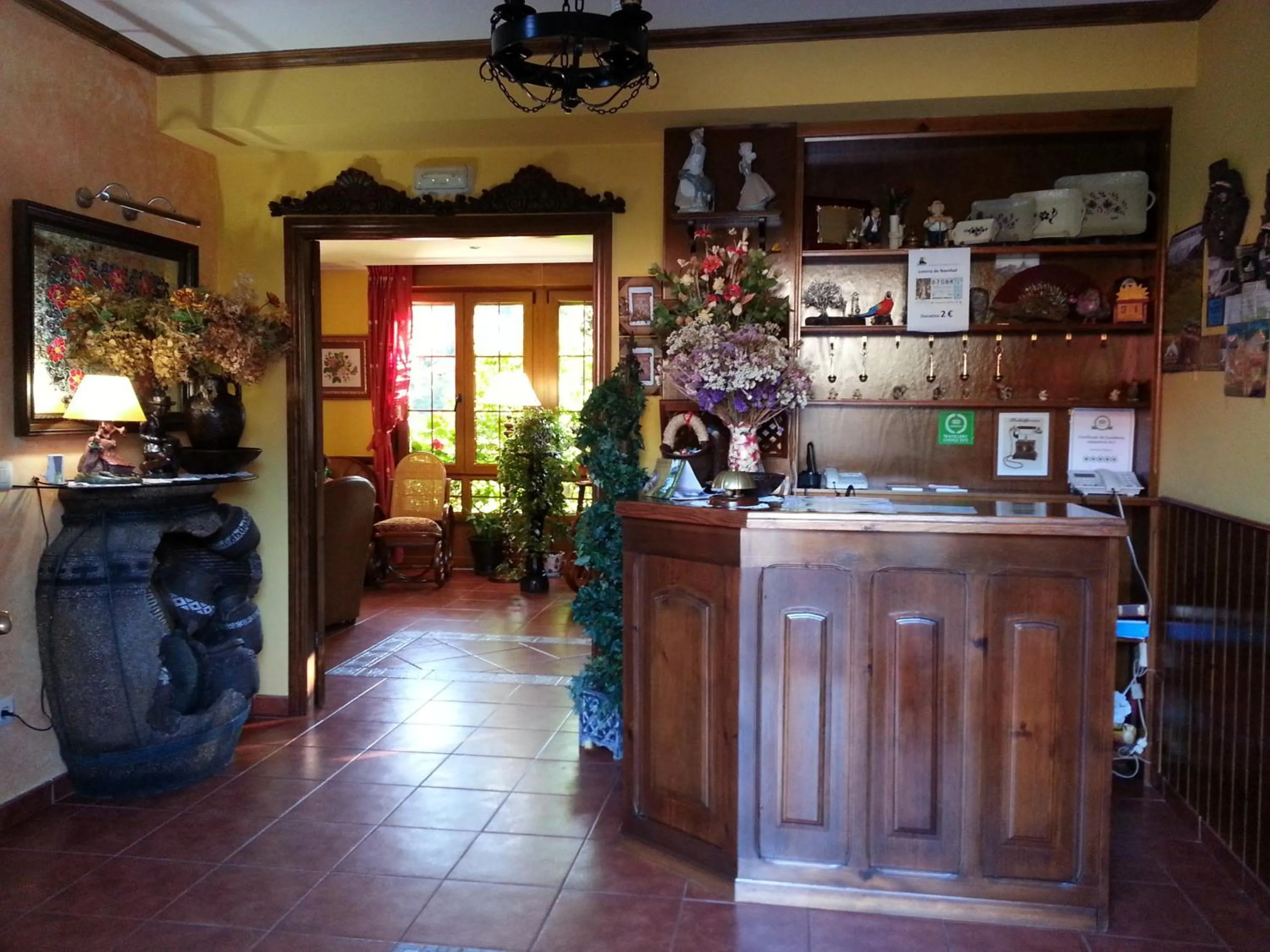 Lobby or reception in Hotel Rural El Torrejon