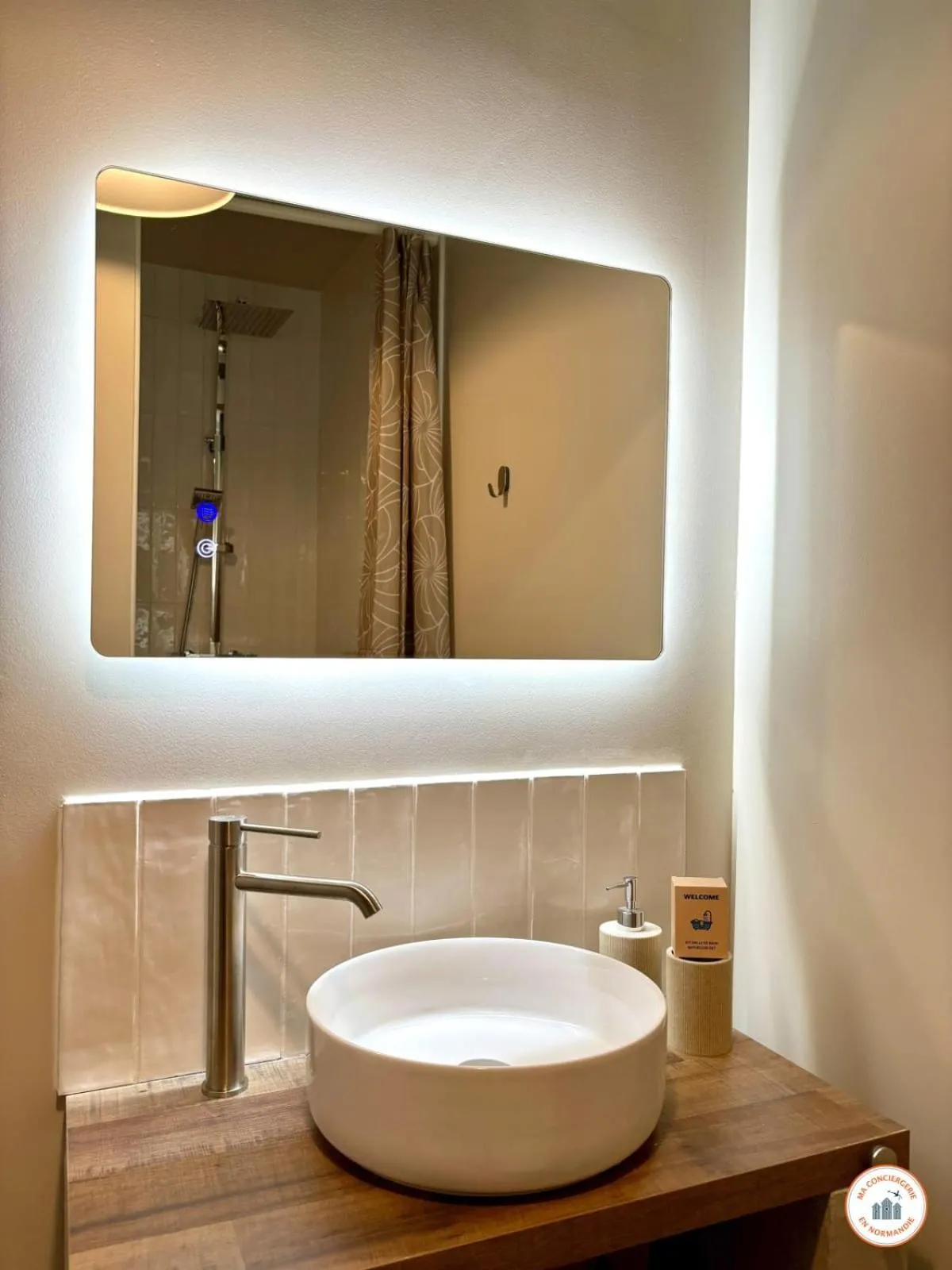 Shower in Le Mailleraye - Calme - Hypercentre