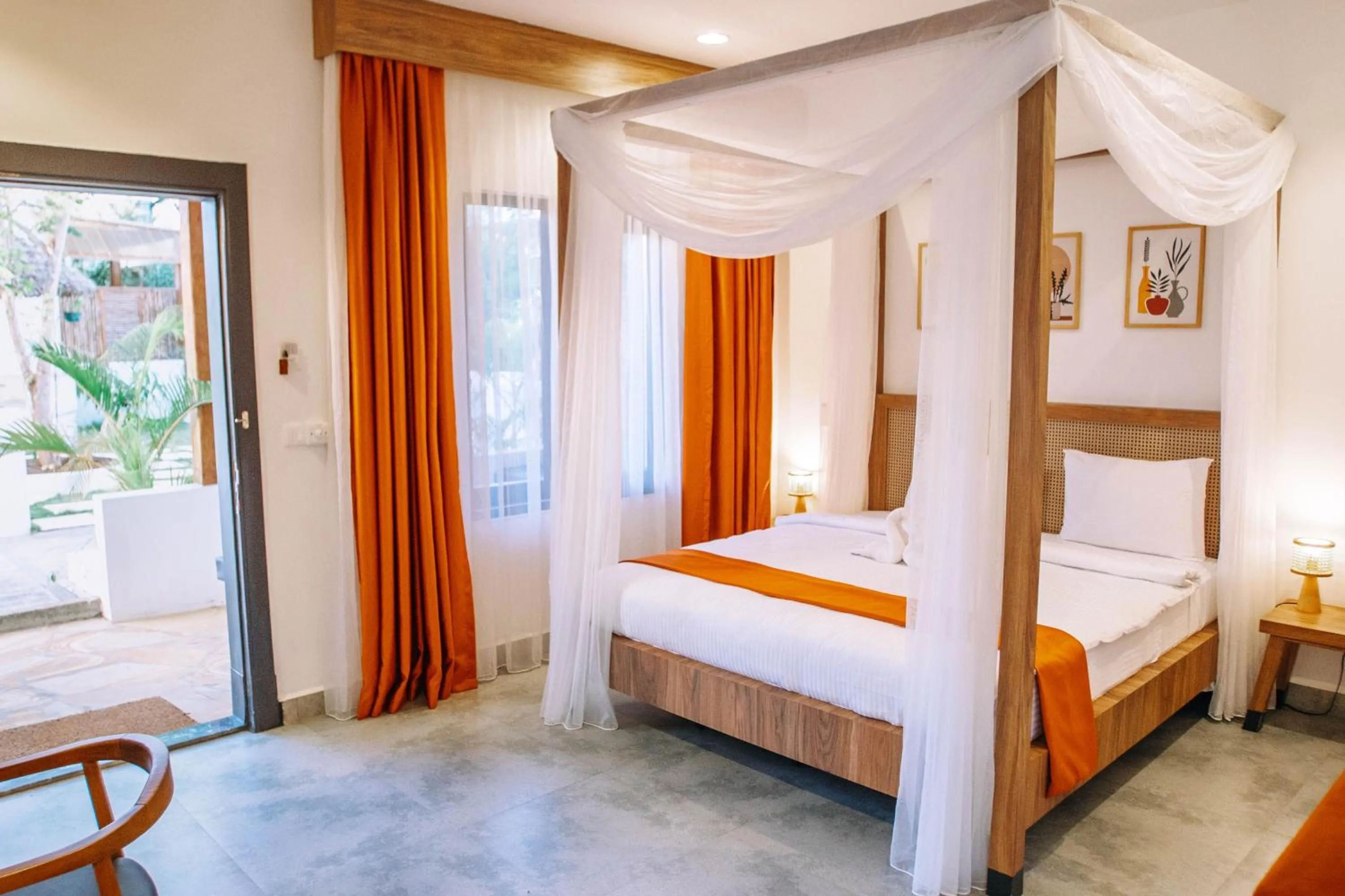 Bed in The Bali Resort Zanzibar