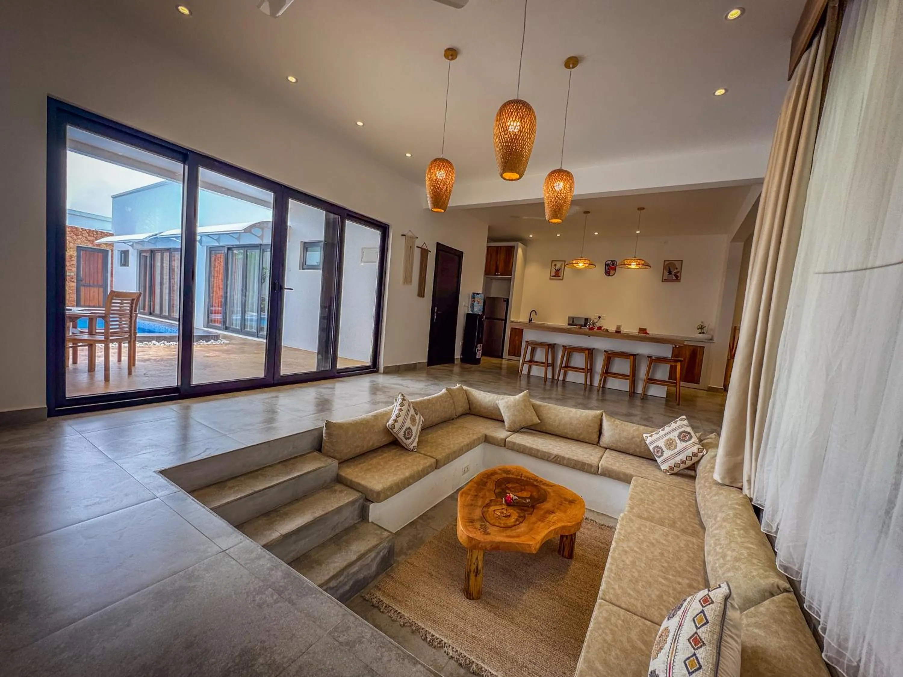 Living room in The Bali Resort Zanzibar