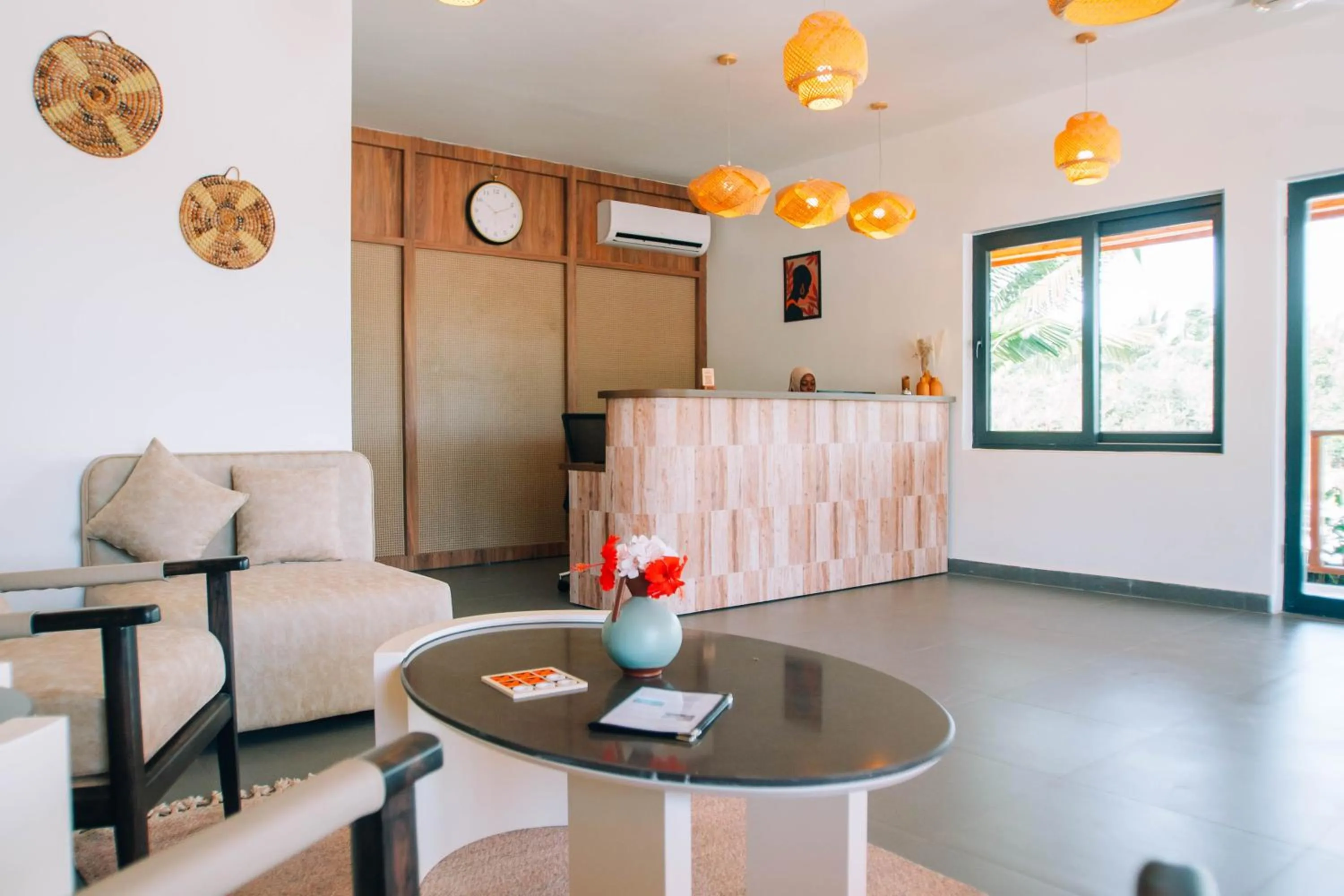 Lobby or reception in The Bali Resort Zanzibar
