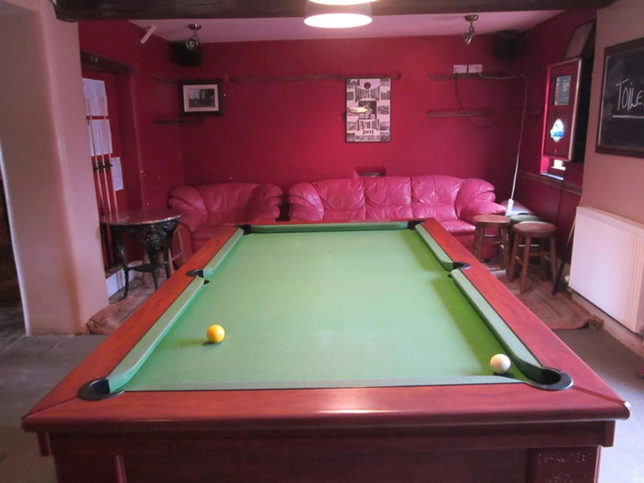 Billiard in Lower Lode Inn