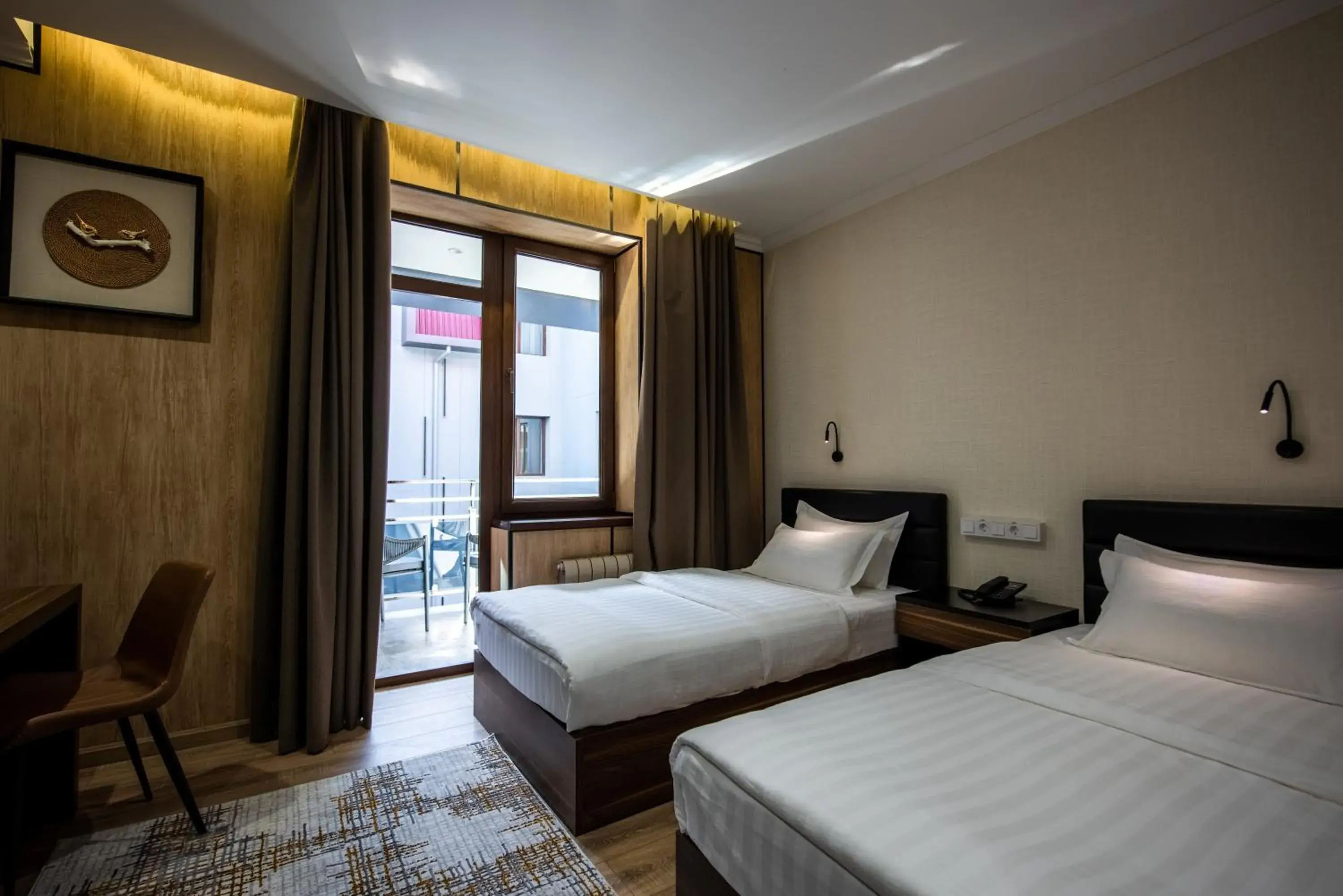 Twin Room with Balcony - single occupancy in Silk Road Tashkent Twin Room with Balcony - single occupancy in Silk Road Tashkent