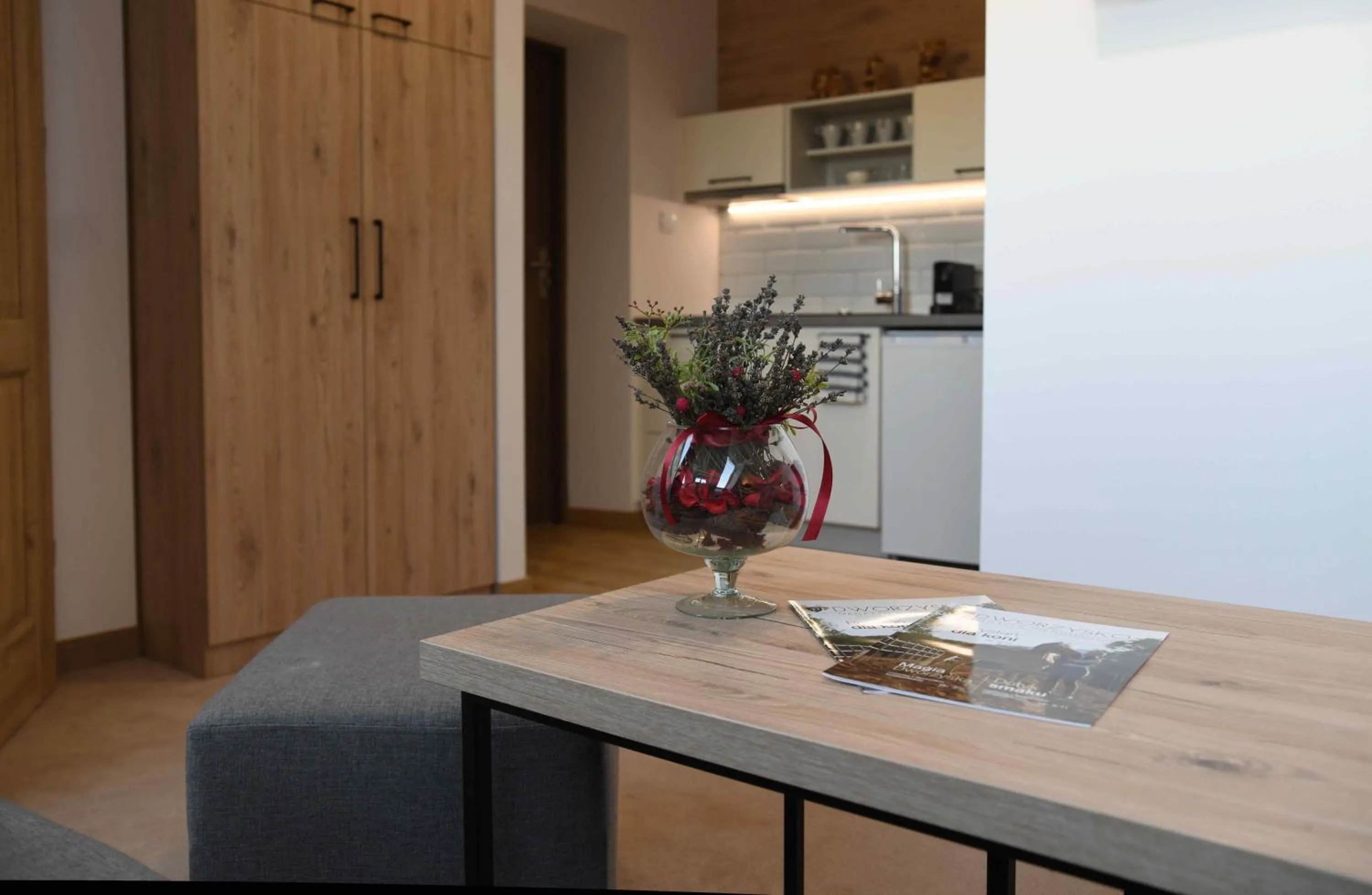 Kitchen or kitchenette in Dworzysko