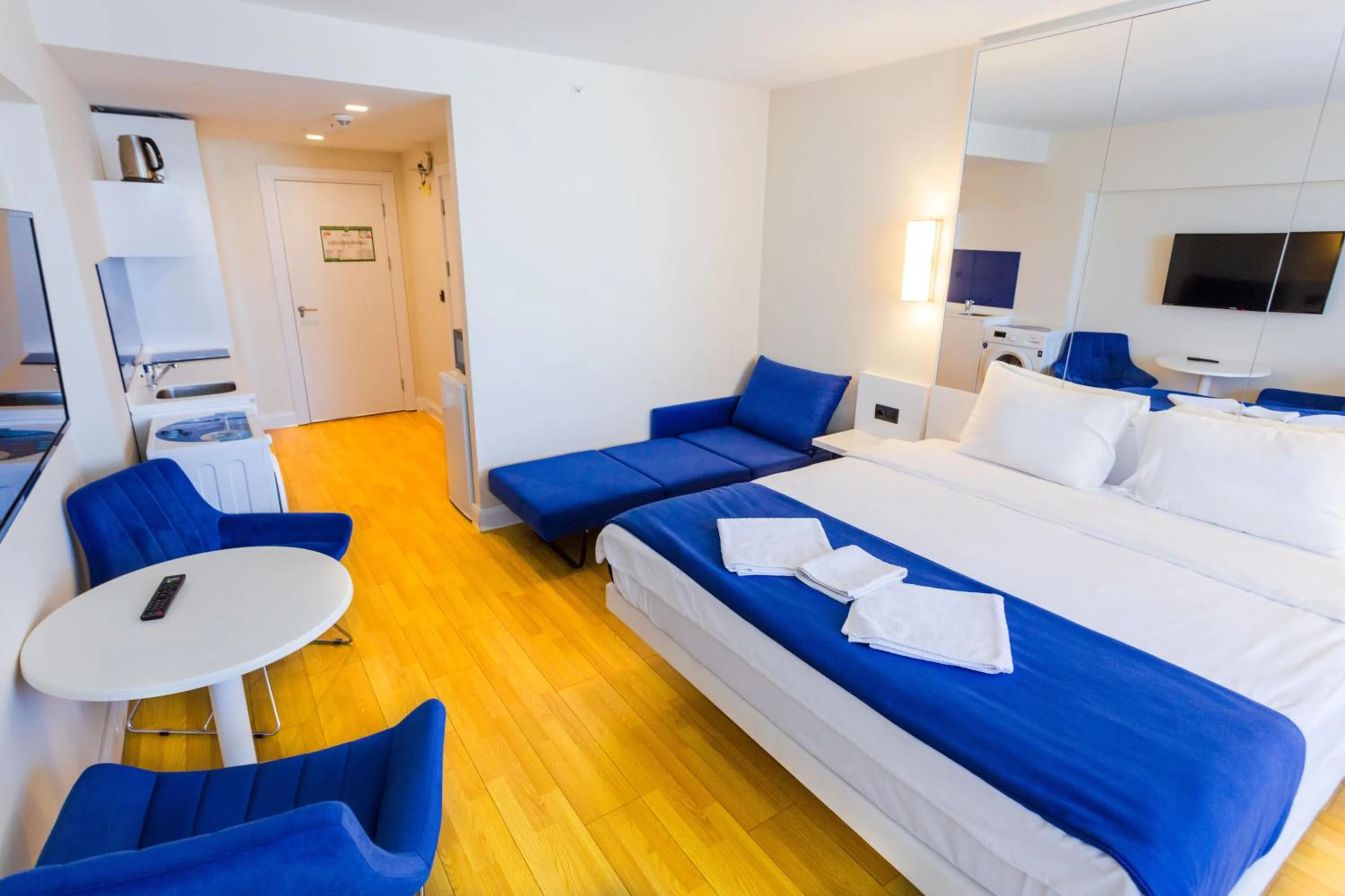 Seating area in Orbi City Hotel