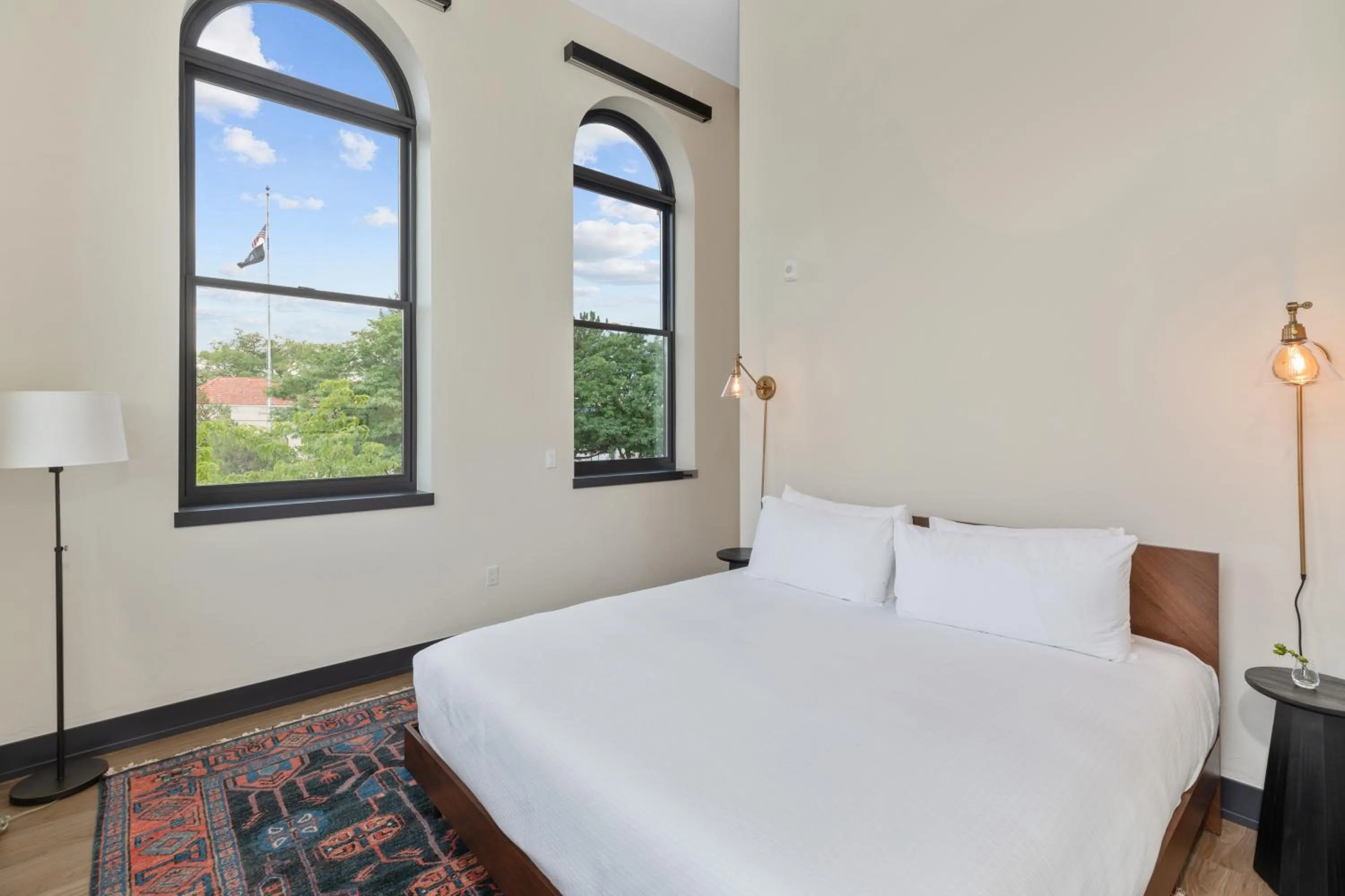 Bed in The Rathbone Hotel