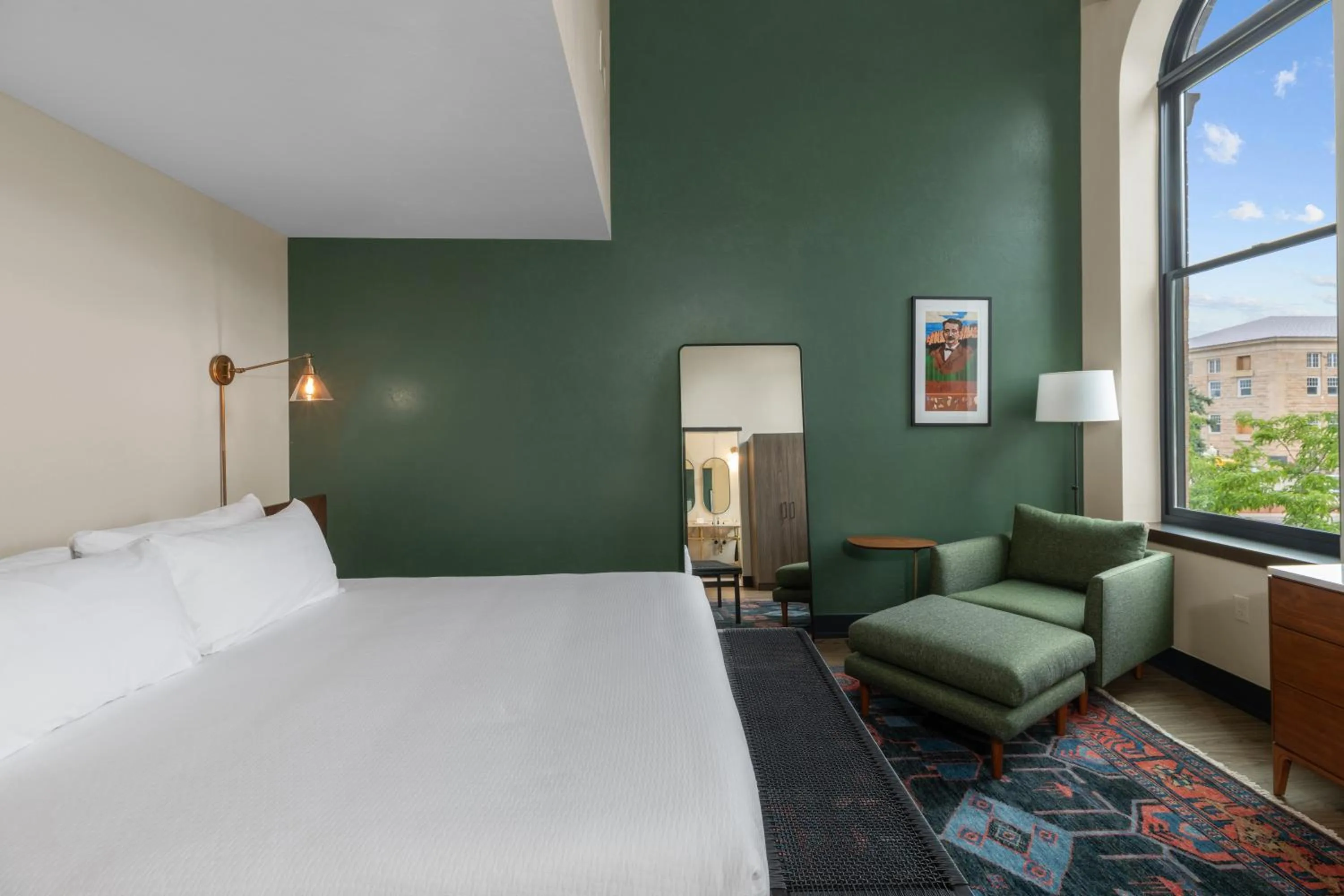 Bed in The Rathbone Hotel