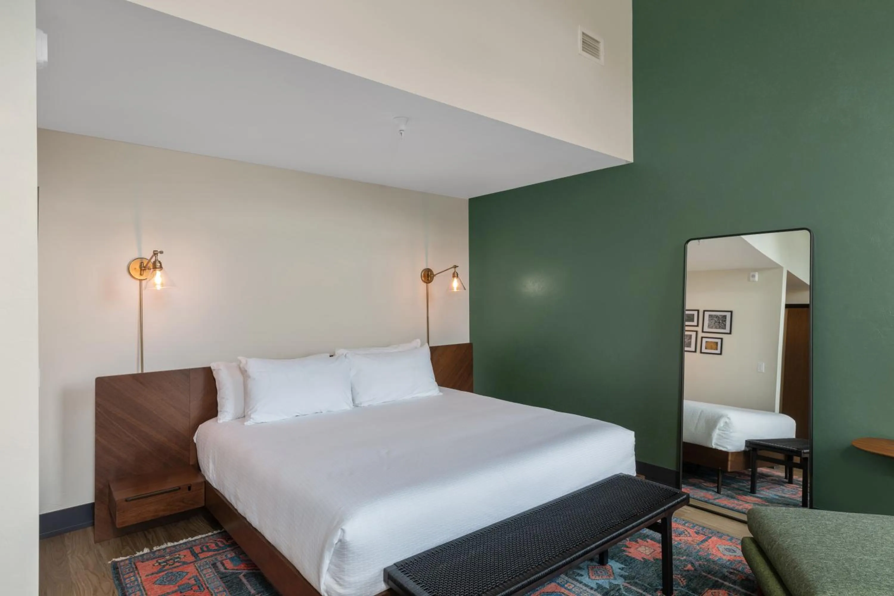 Bed in The Rathbone Hotel