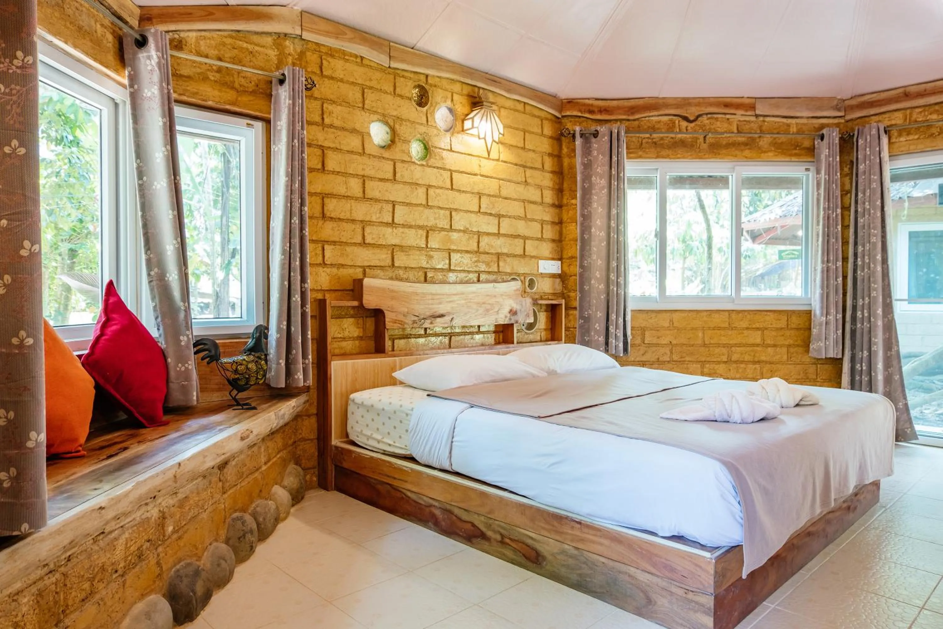 Bed in Baandin Chiewlarn