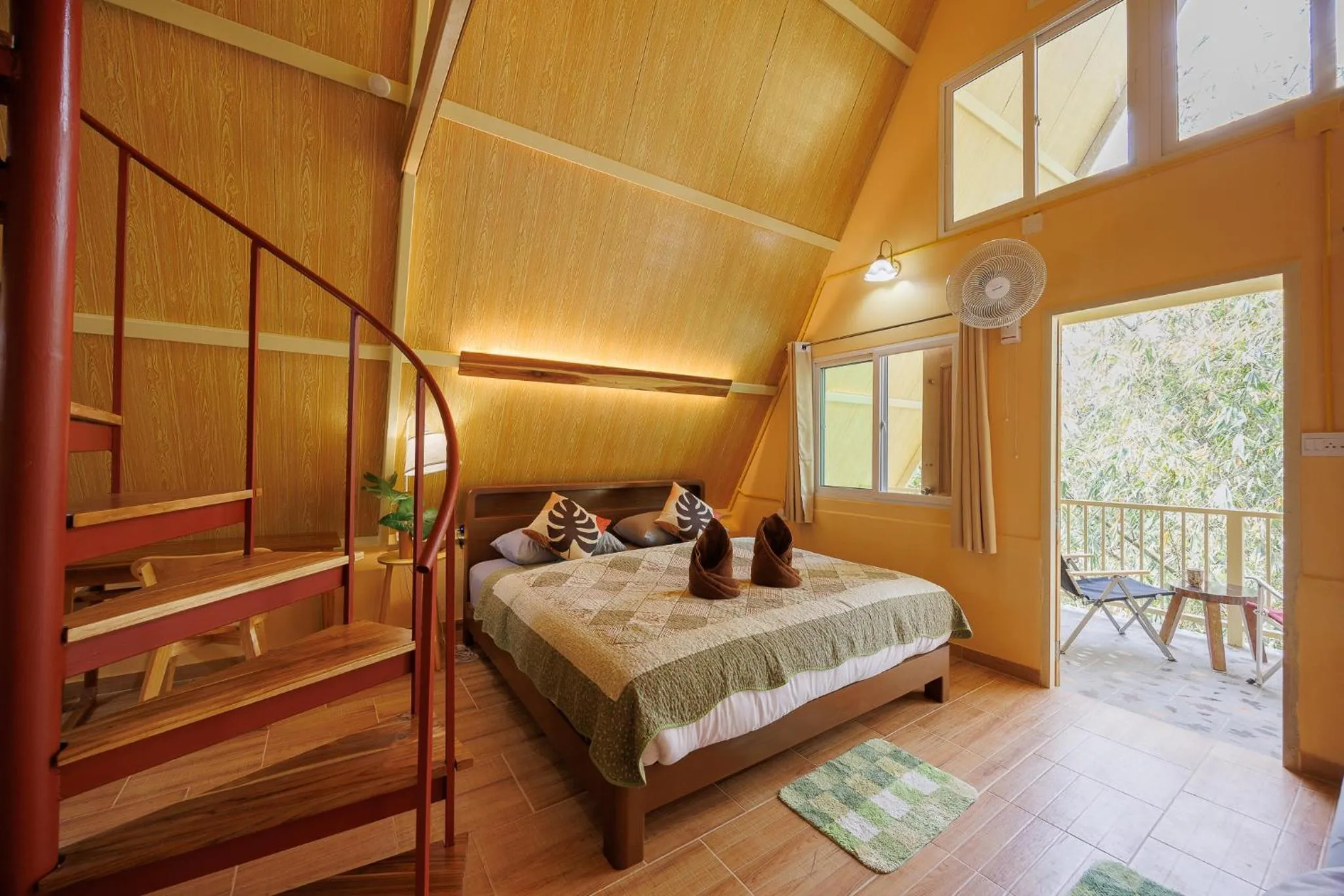 Bed in Baandin Chiewlarn