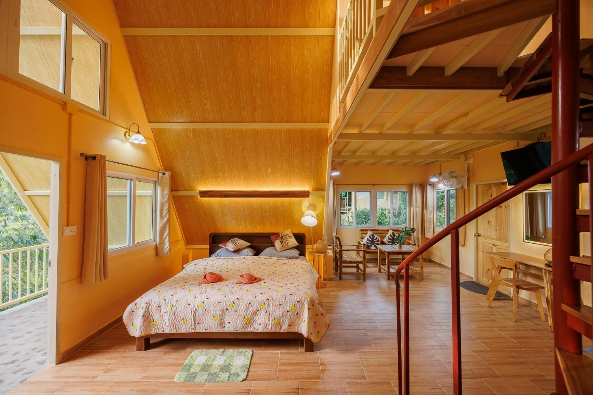 Bed in Baandin Chiewlarn