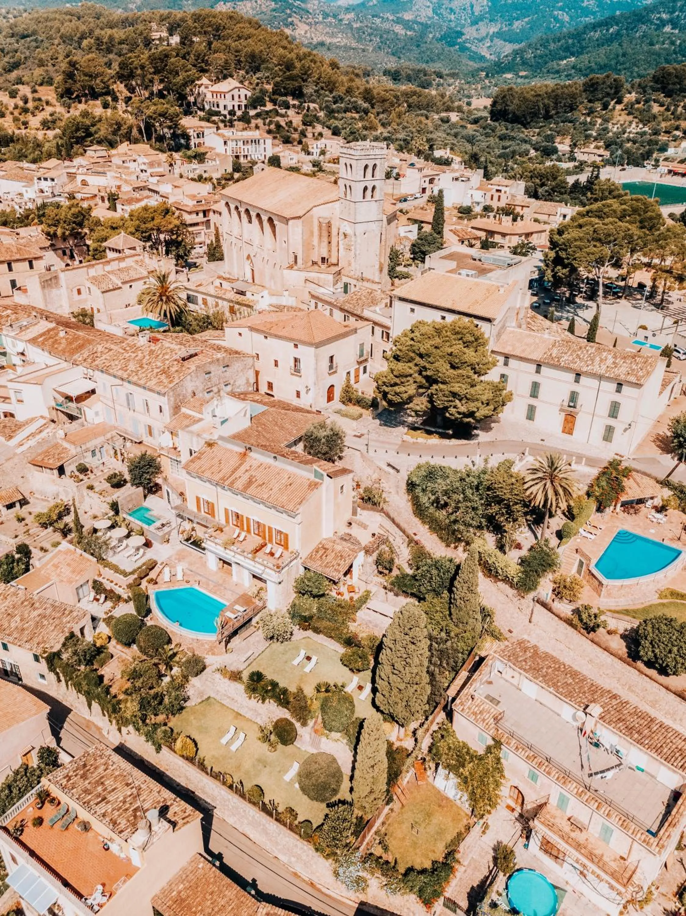 Bird's eye view in Can Cota Boutique - Turismo de interior