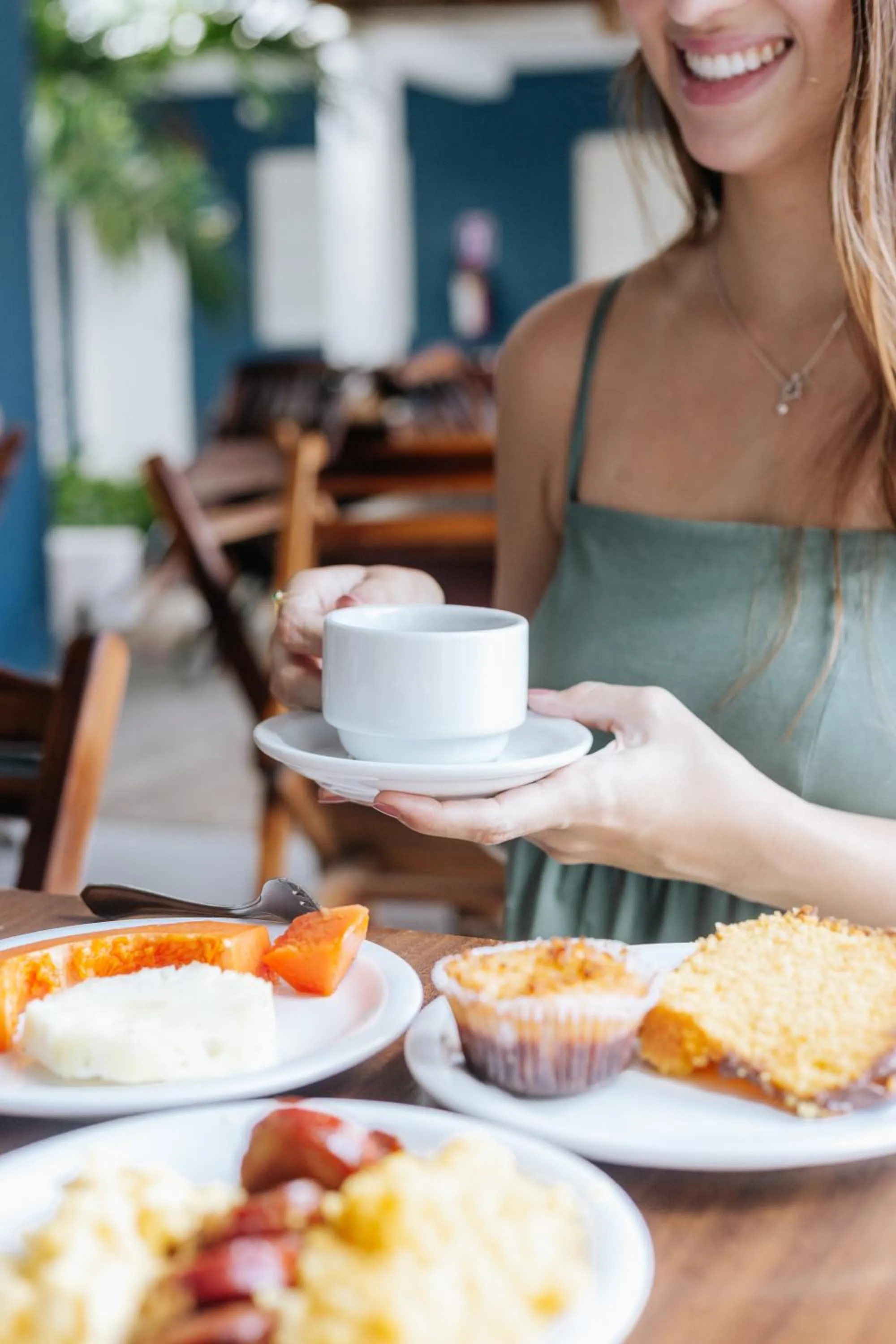 Breakfast in Pousada Recanto Porto de Galinhas